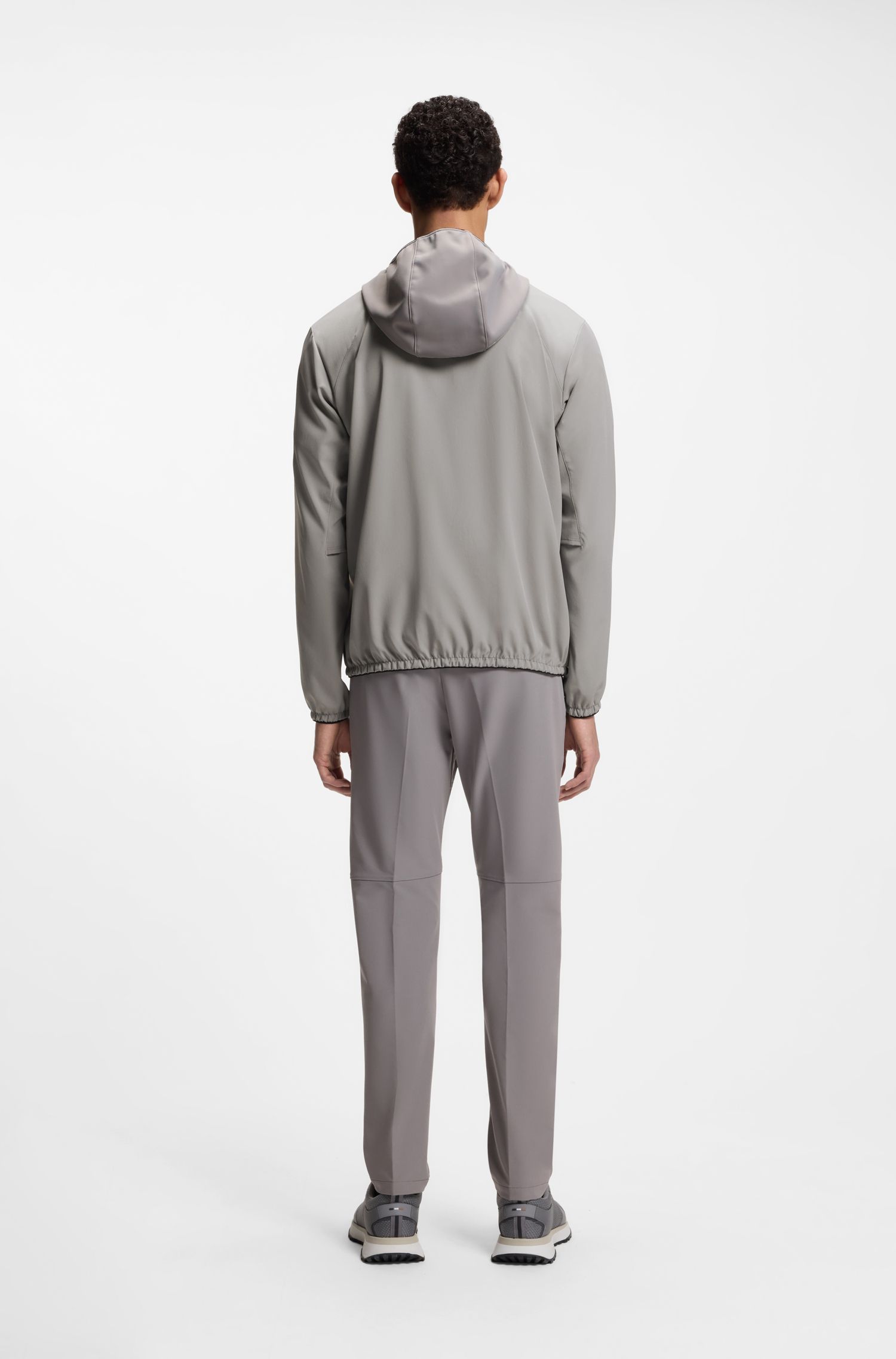 【BOSS博斯】运动风混合夹克