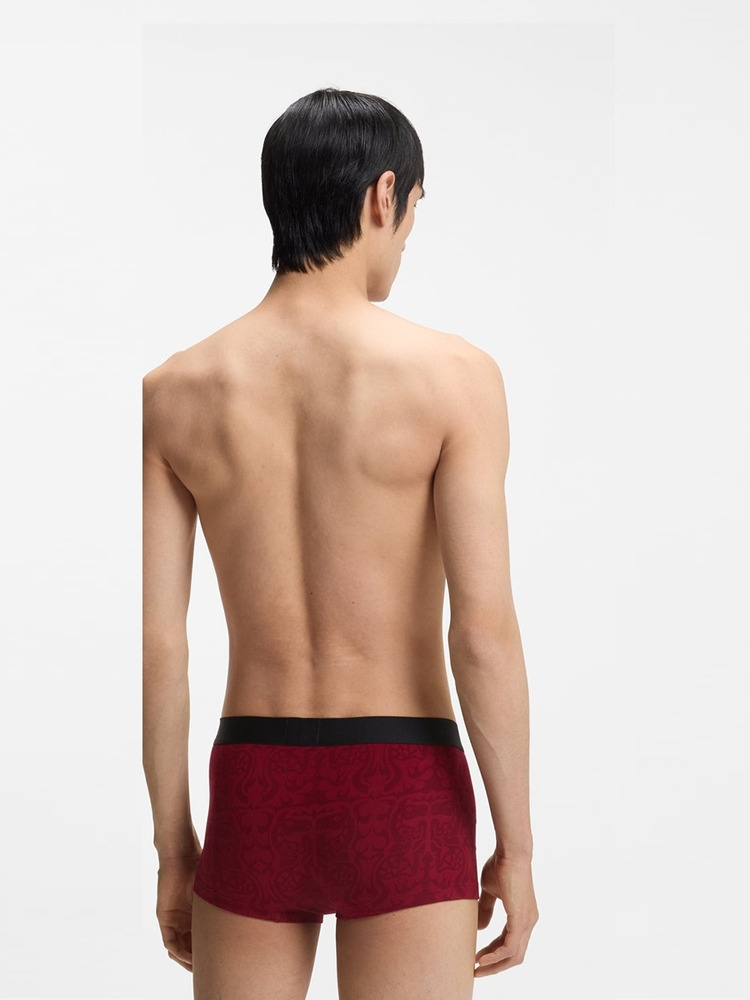 【马年新春系列】三条装弹力棉经典款平角内裤