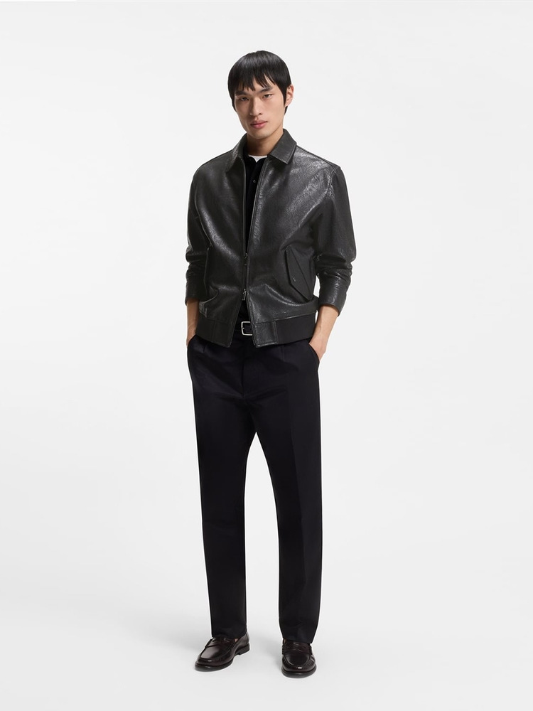 【马年新春系列】激光艺术图案装饰皮夹克