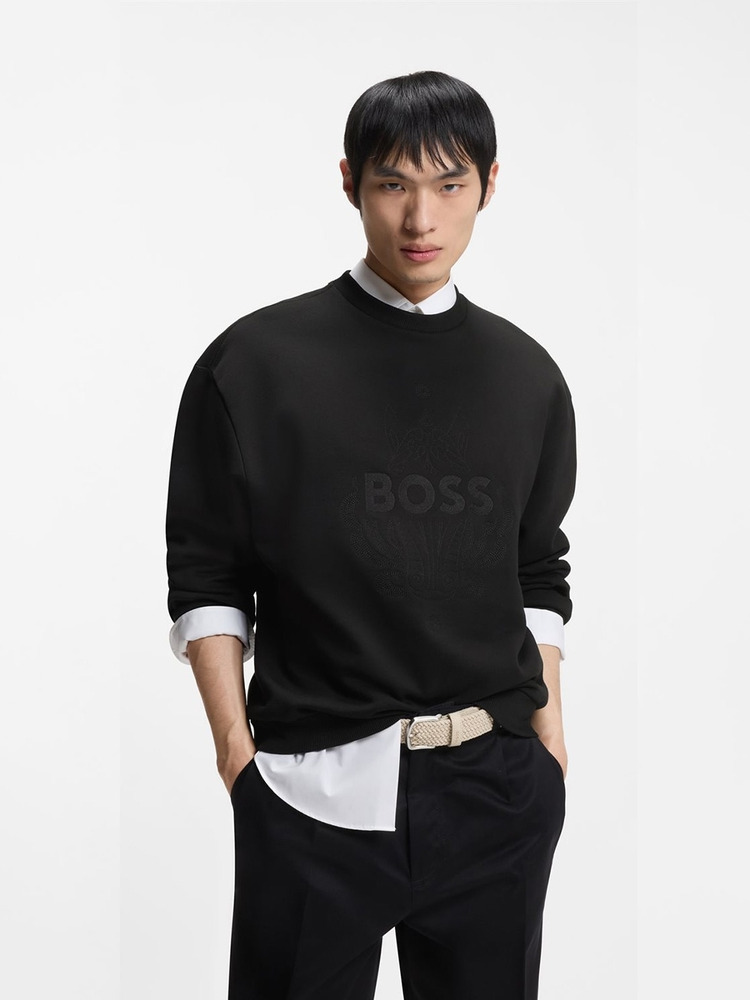 【马年新春系列】徽标艺术图案棉质运动衫