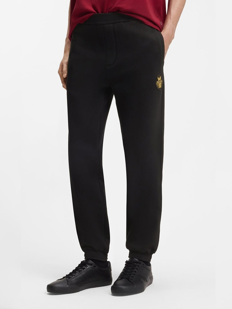 【马年新春系列】徽标艺术图案棉质运动裤