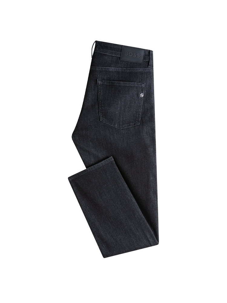 【BOSS博斯】蓝色修身舒适牛仔裤
