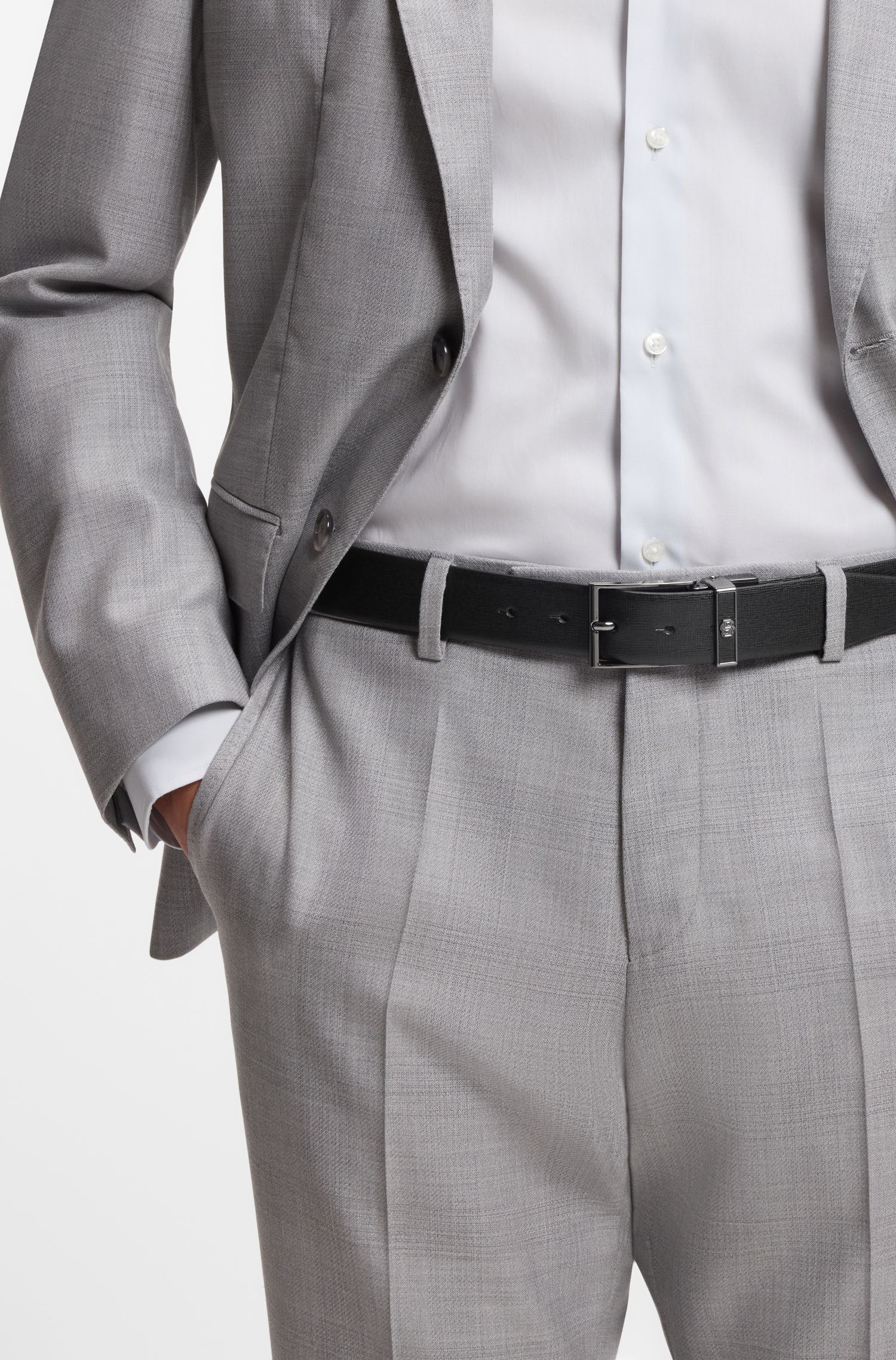 【BOSS博斯】Double B系列金属字母腰带