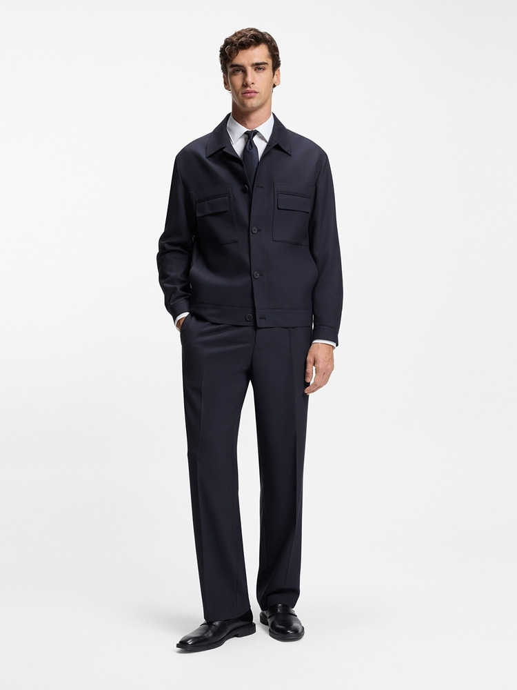 【HUGO雨果】商务修身夹克外套