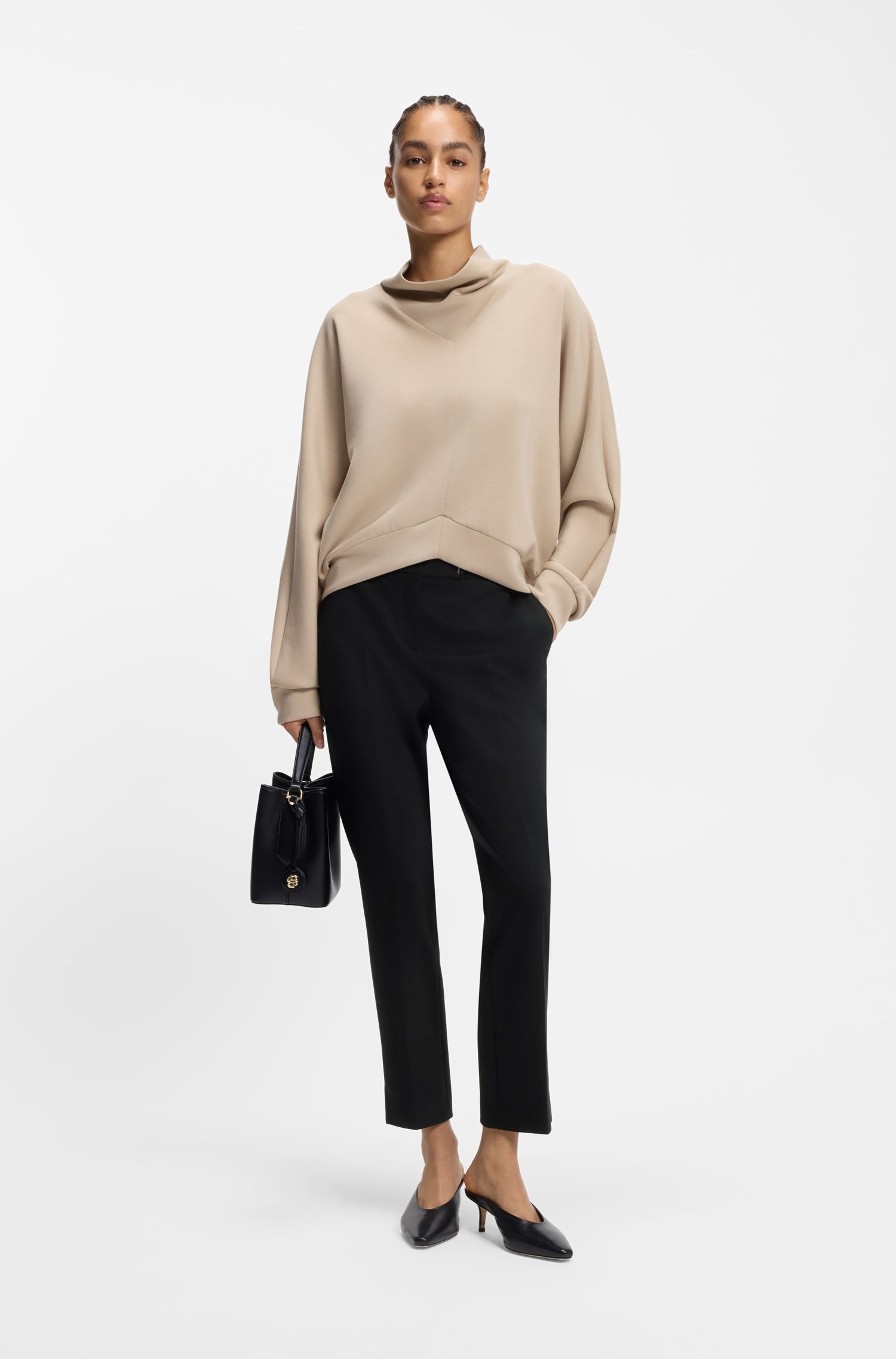 【BOSS博斯】修身款九分裤