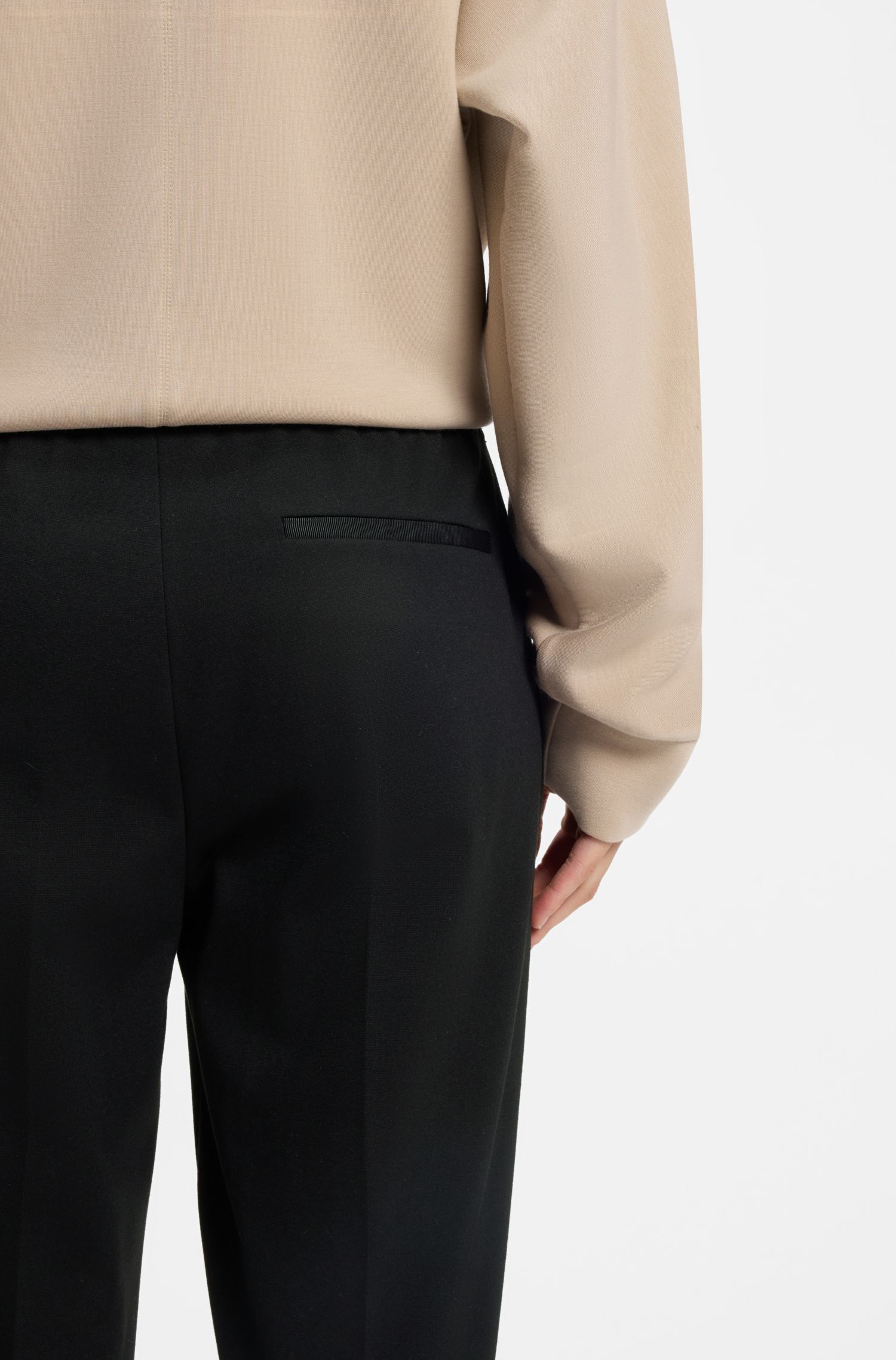 【BOSS博斯】修身款九分裤