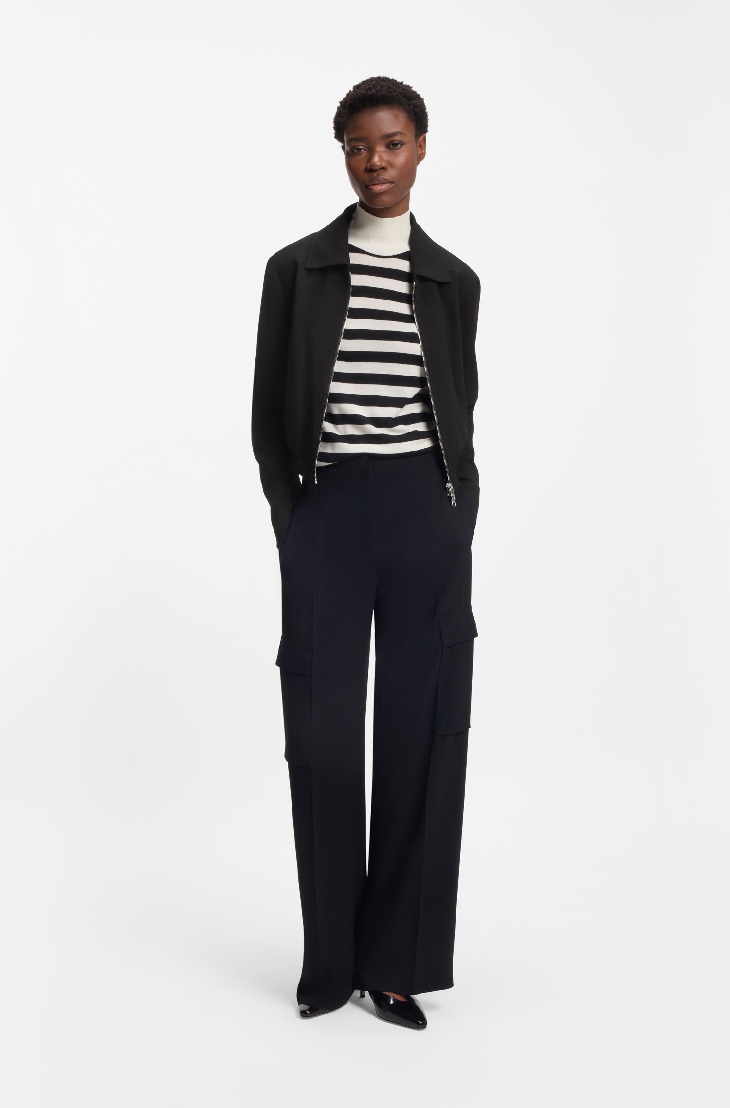 【BOSS博斯】拉链夹克外套