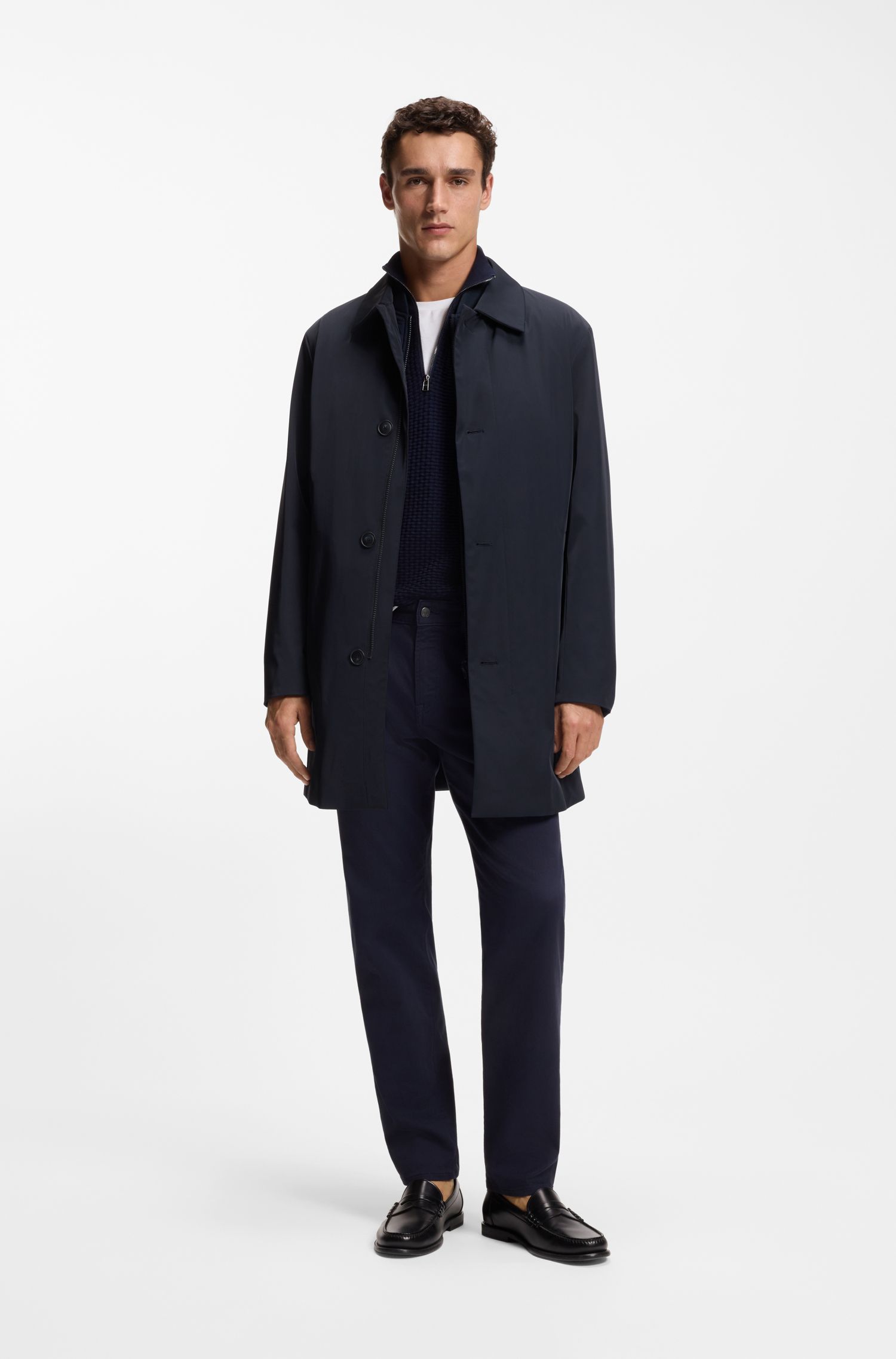 【BOSS博斯】抗皱防泼水外套