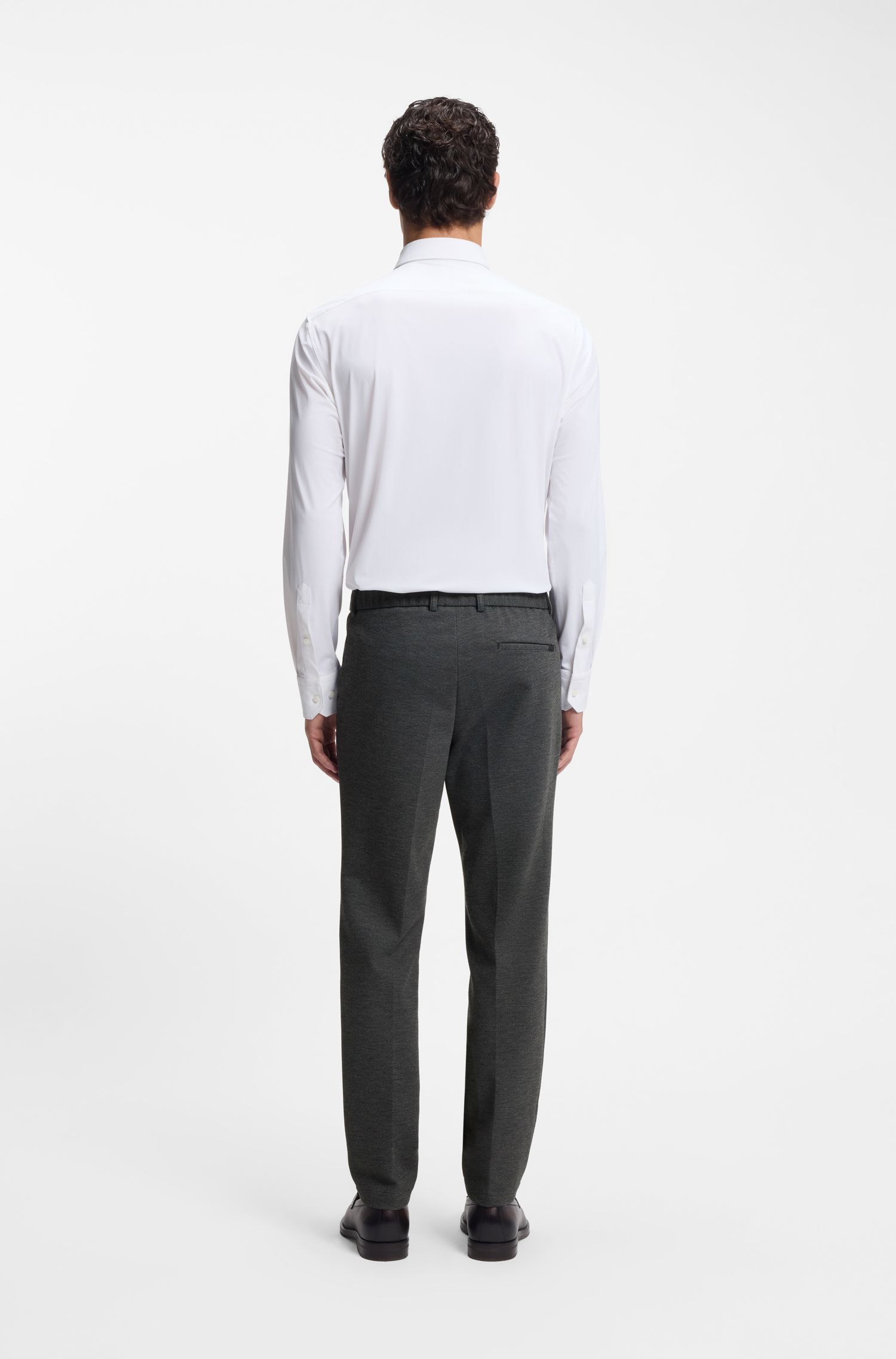 【BOSS博斯】高弹面料修身版型长裤