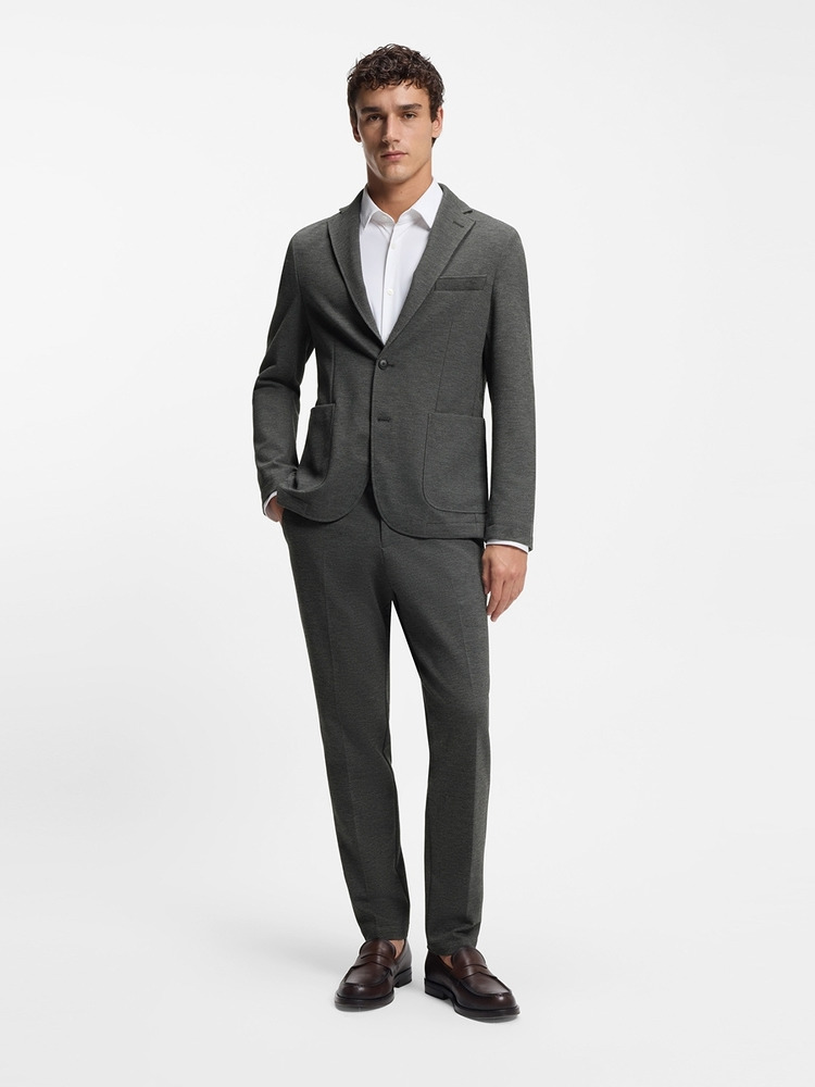 【BOSS博斯】高弹面料修身版型长裤