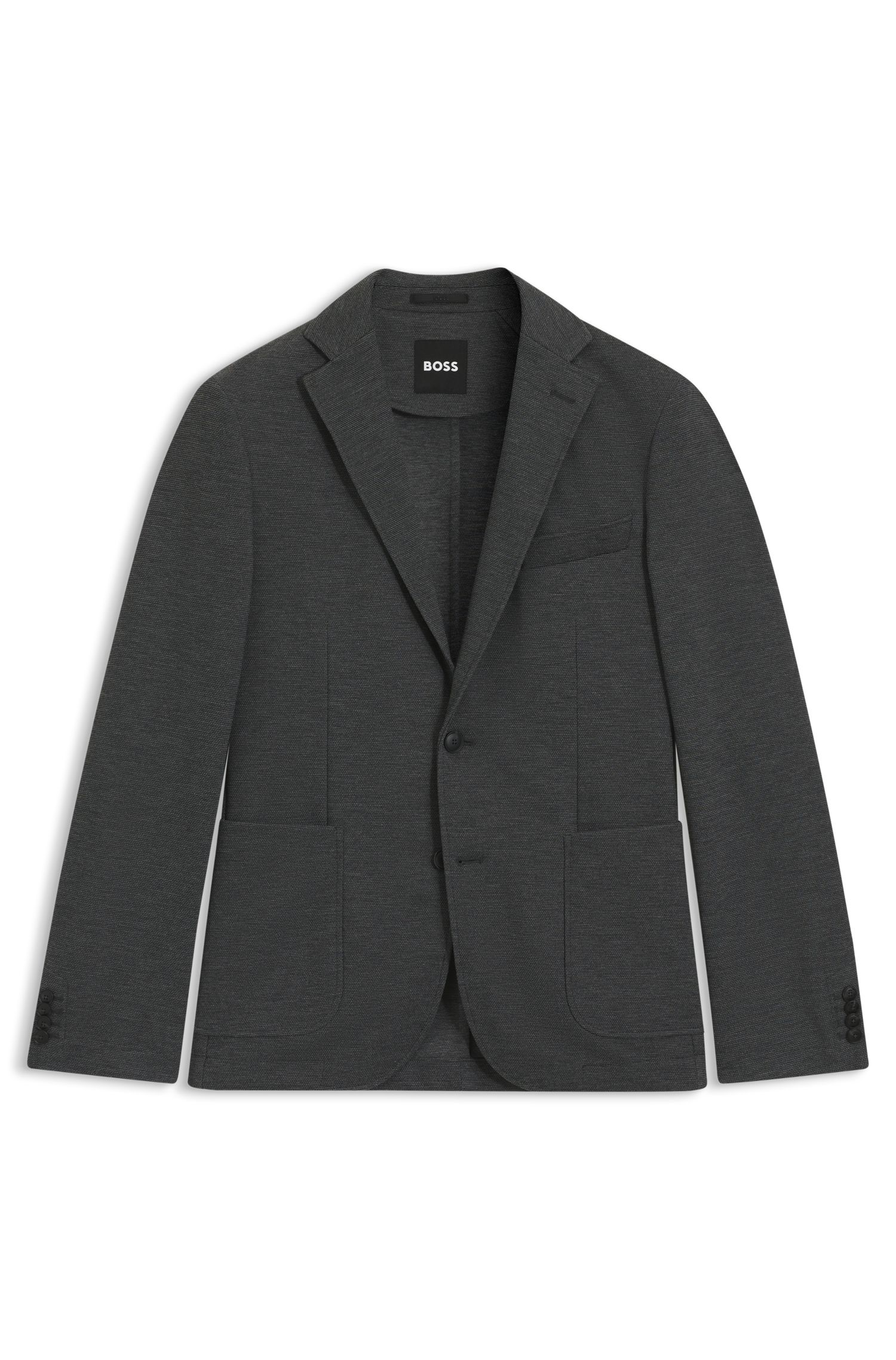 【BOSS博斯】高弹面料修身版型西装外套