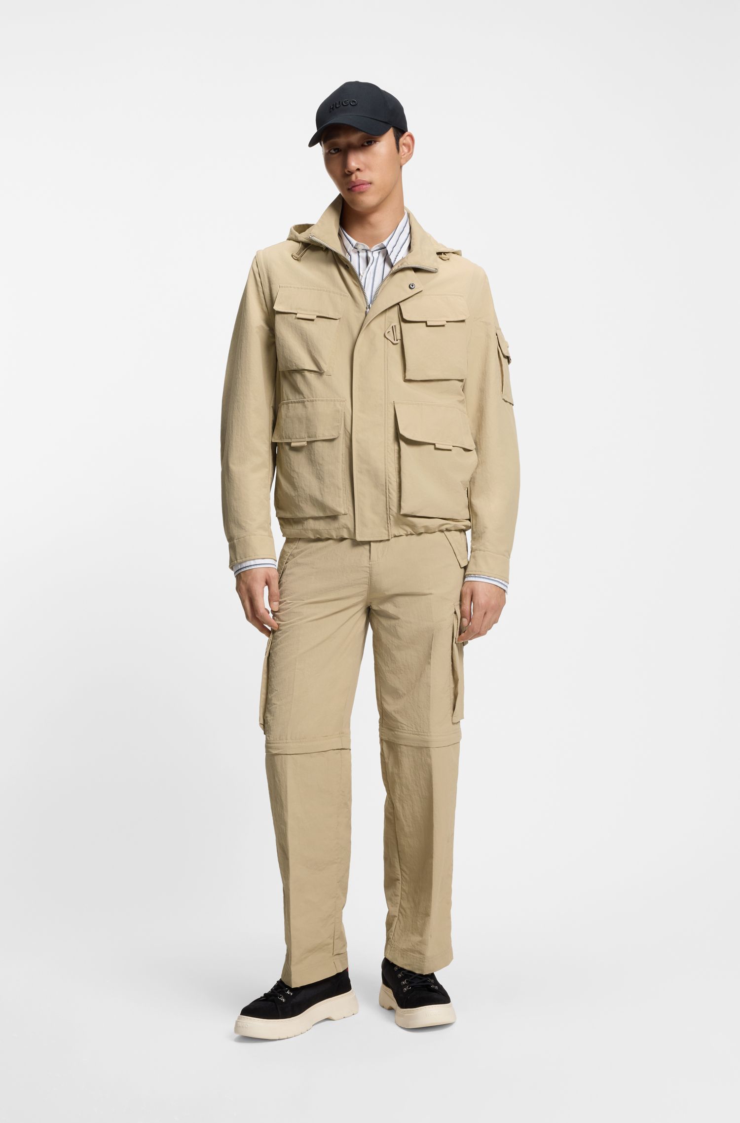 【HUGO雨果】工装细节常规版型夹克