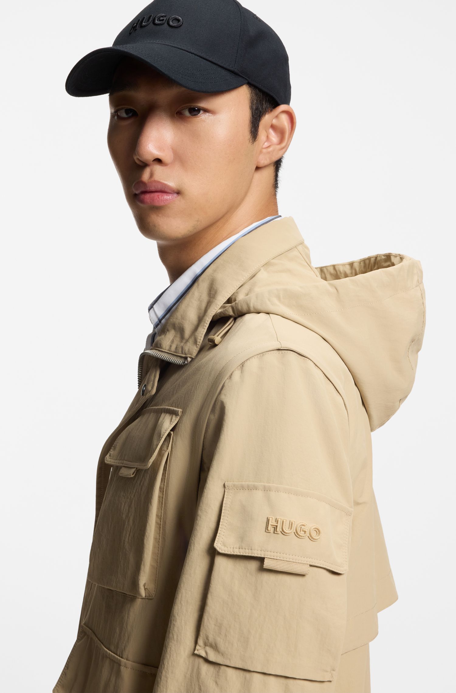 【HUGO雨果】工装细节常规版型夹克