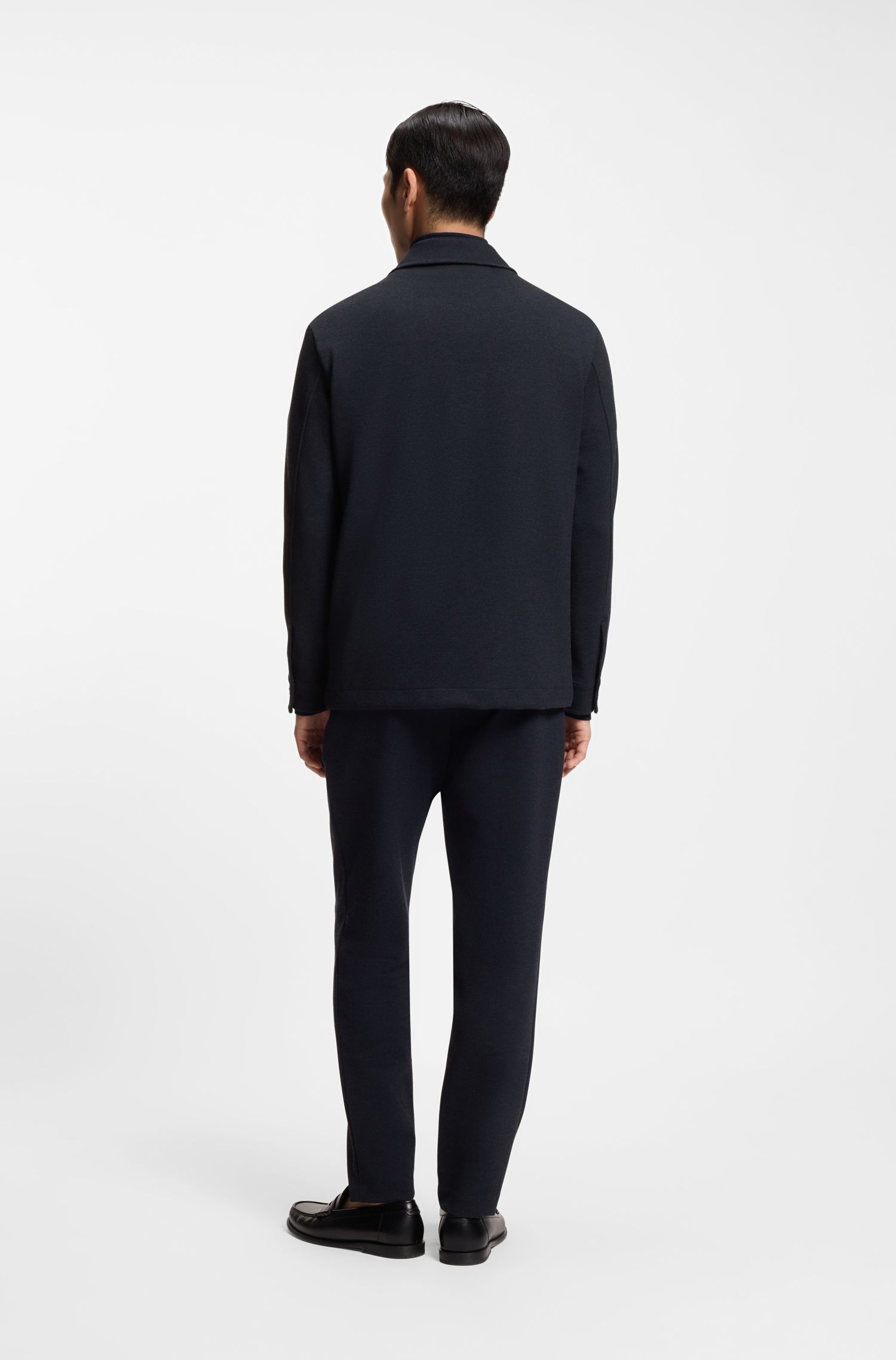 【BOSS博斯】高弹面料宽松版型外套衬衫