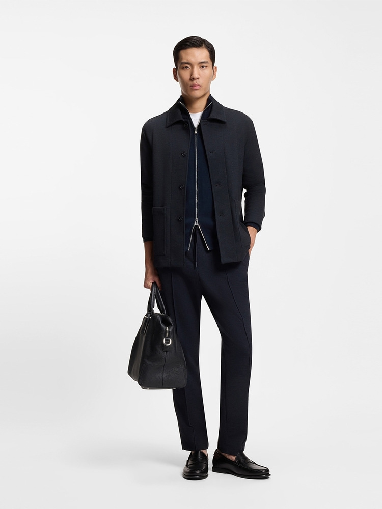 【BOSS博斯】高弹面料宽松版型外套衬衫