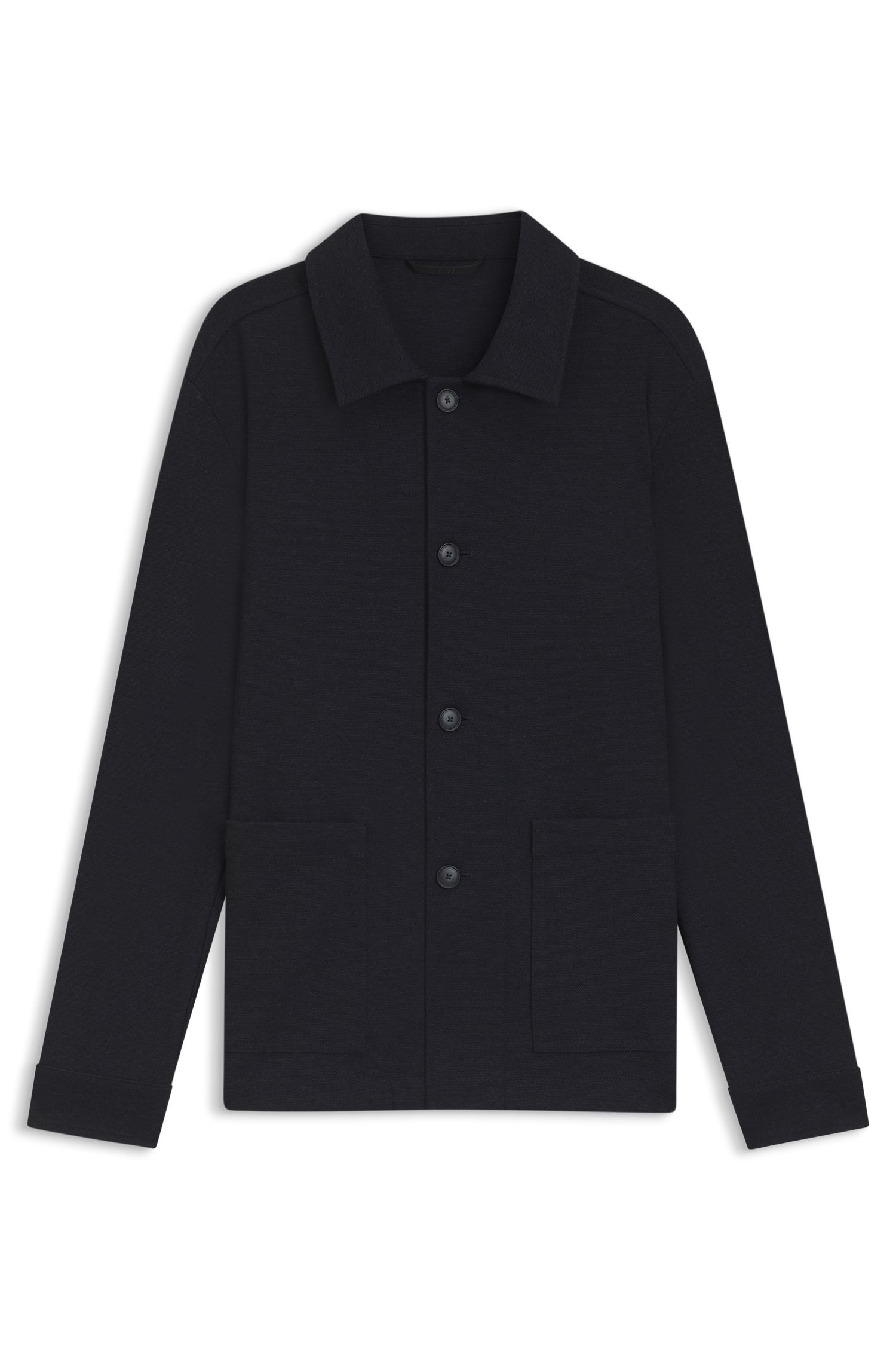 【BOSS博斯】高弹面料宽松版型外套衬衫