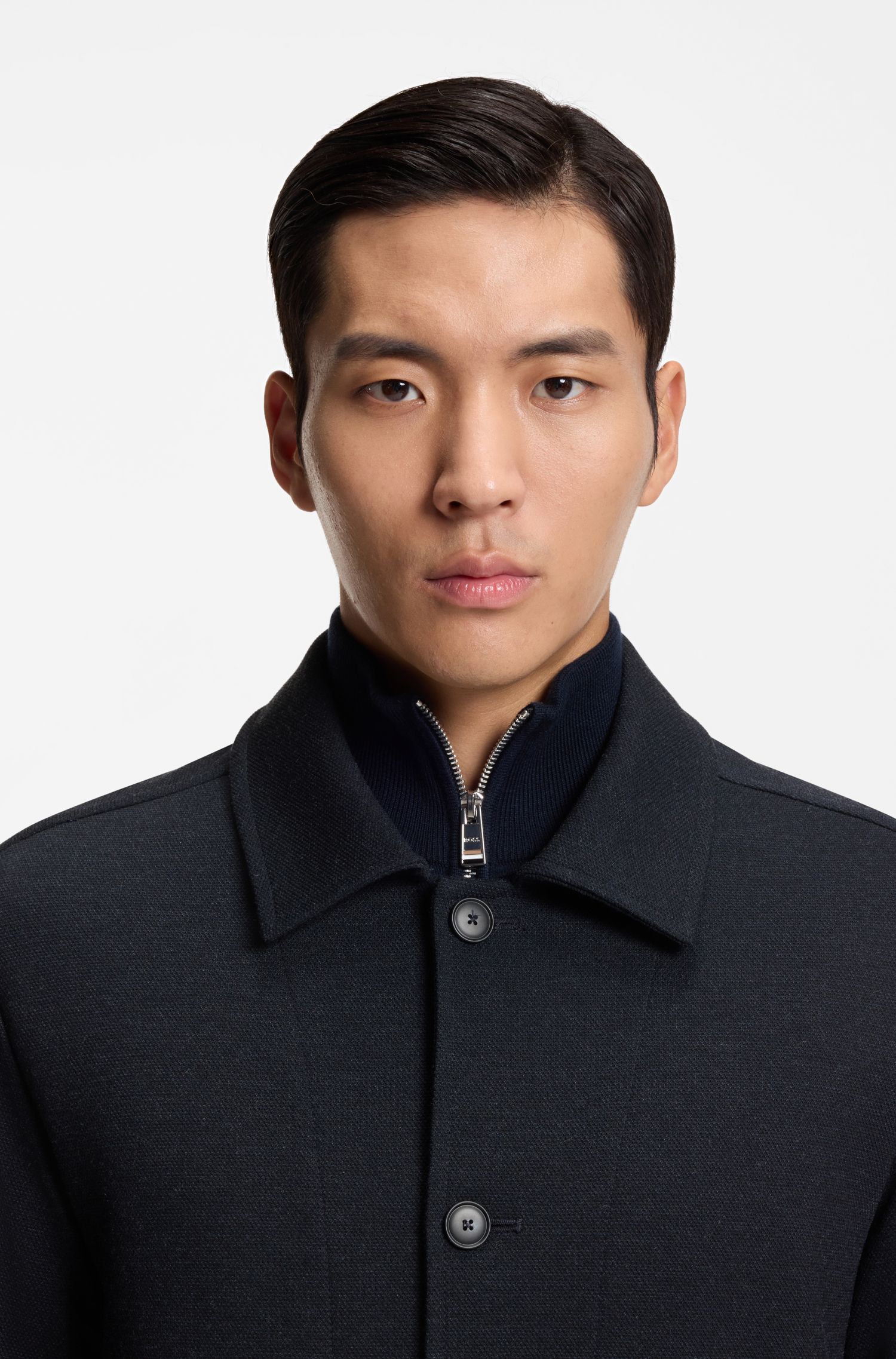 【BOSS博斯】高弹面料宽松版型外套衬衫