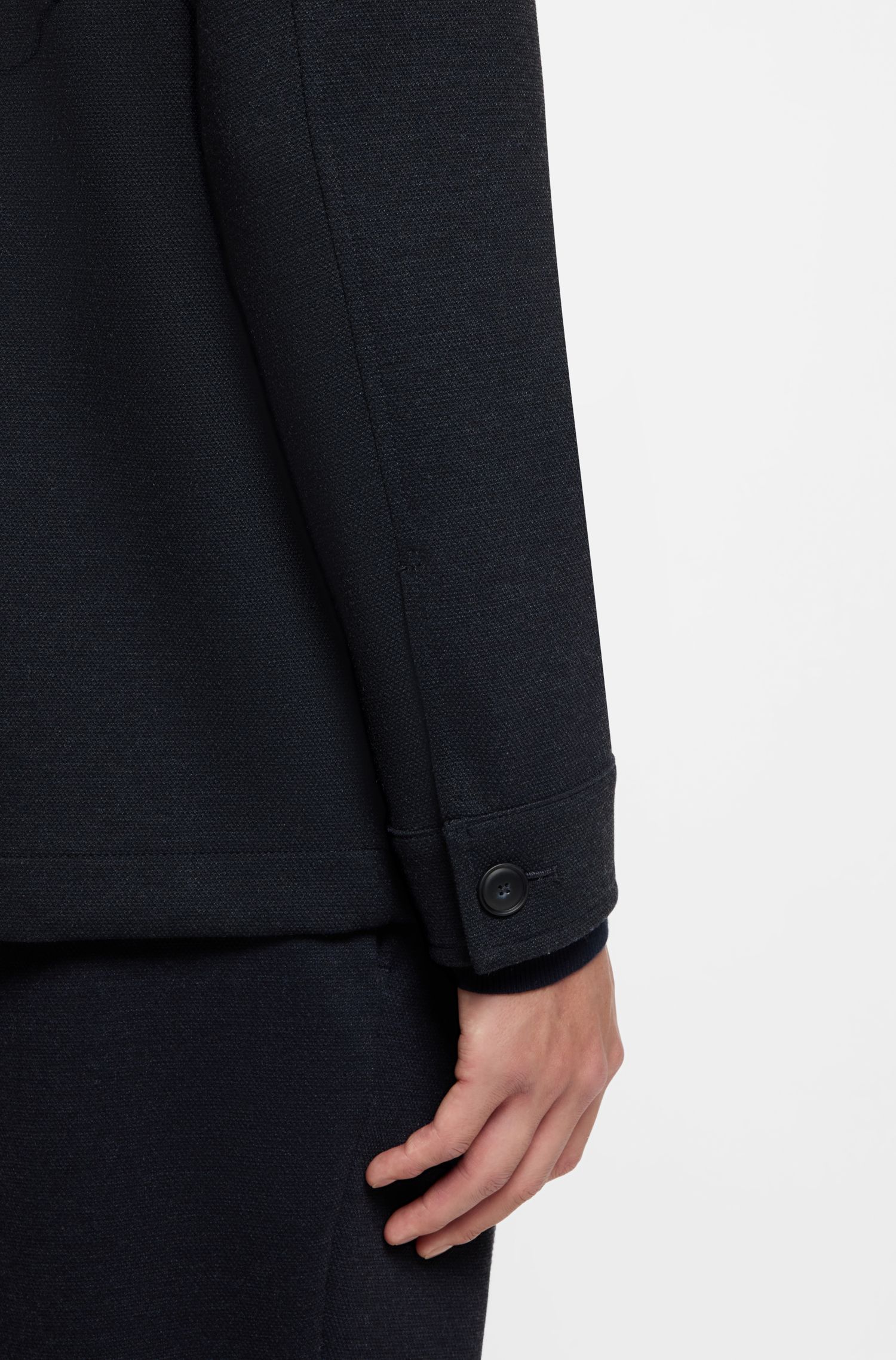 【BOSS博斯】高弹面料宽松版型外套衬衫