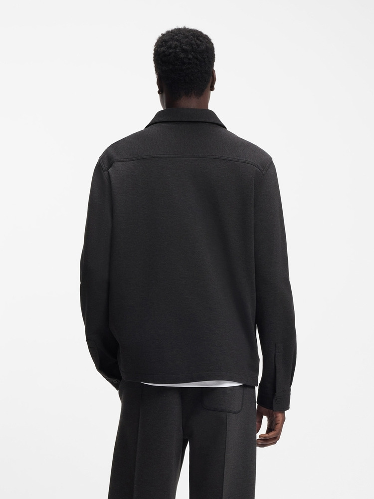 【HUGO雨果】棉质混纺超大版型衬衫