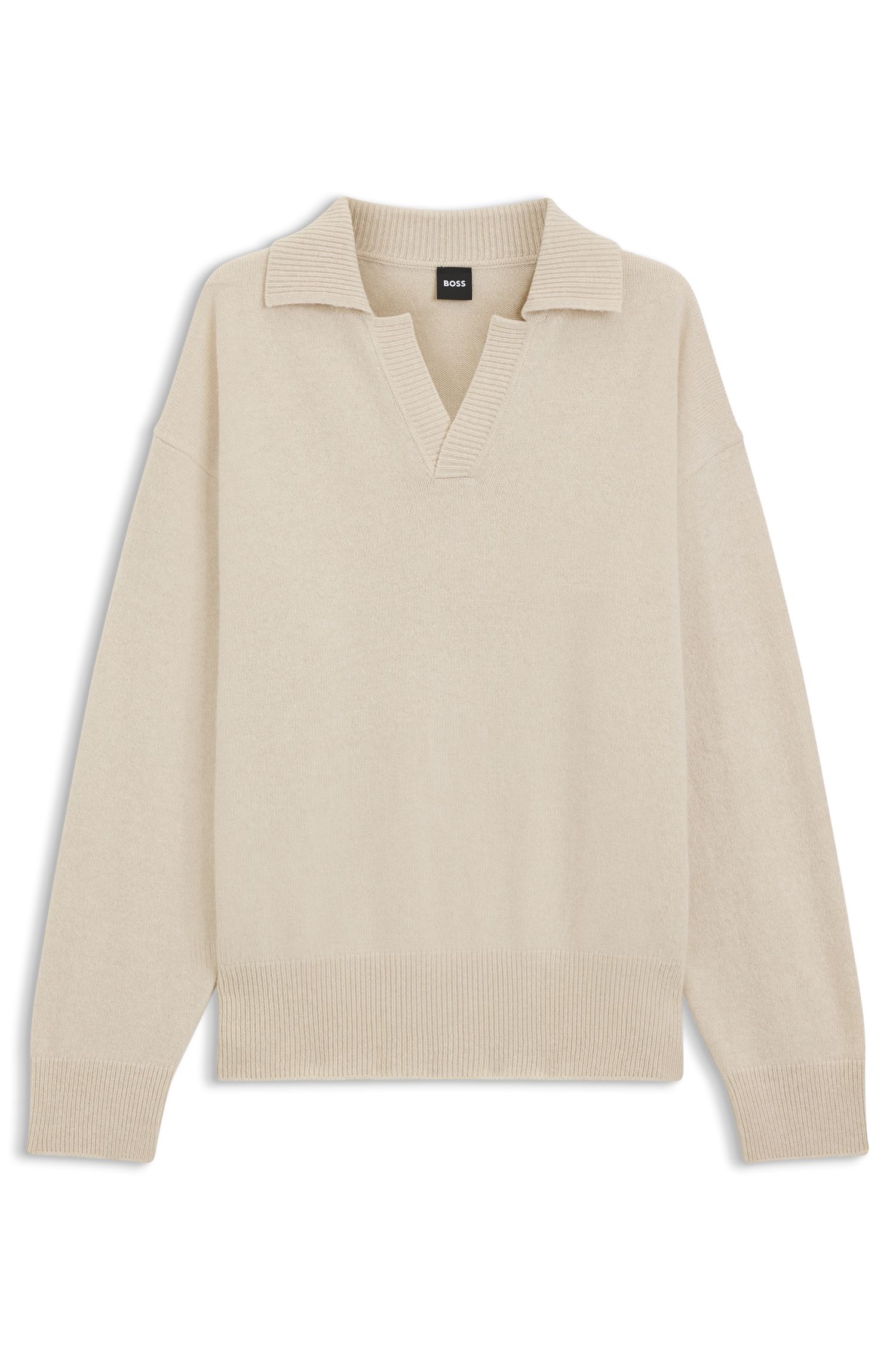 纯羊毛标准版型立领毛衣