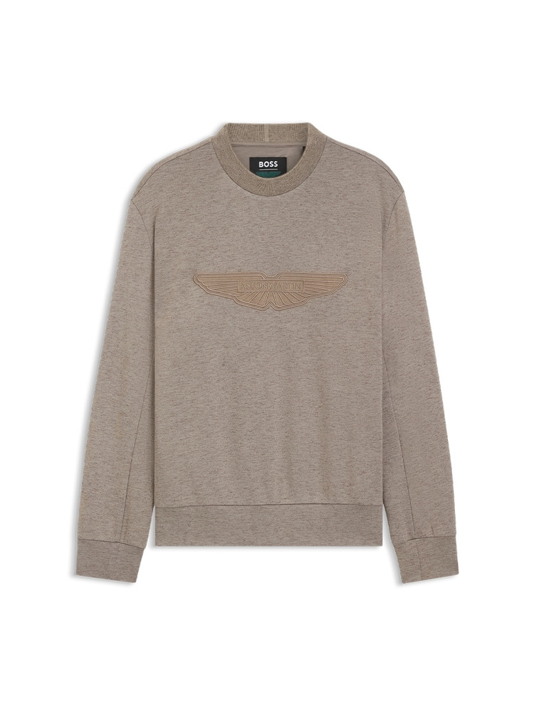 BOSS x ASTON MARTIN羊毛混纺套头卫衣