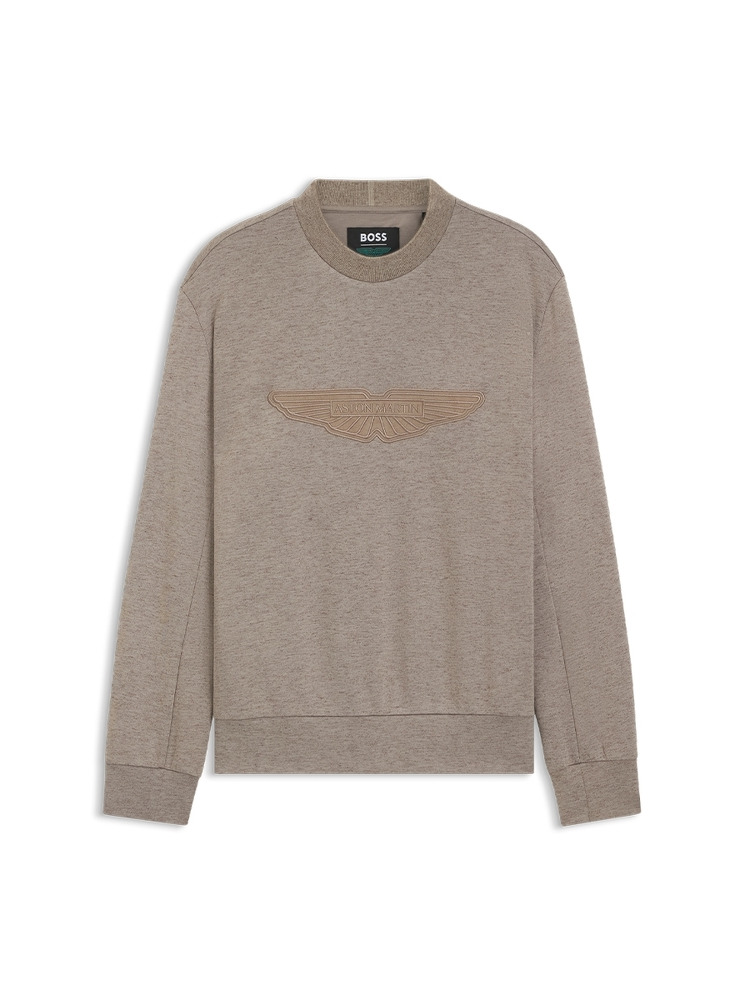 BOSS x ASTON MARTIN羊毛混纺套头卫衣