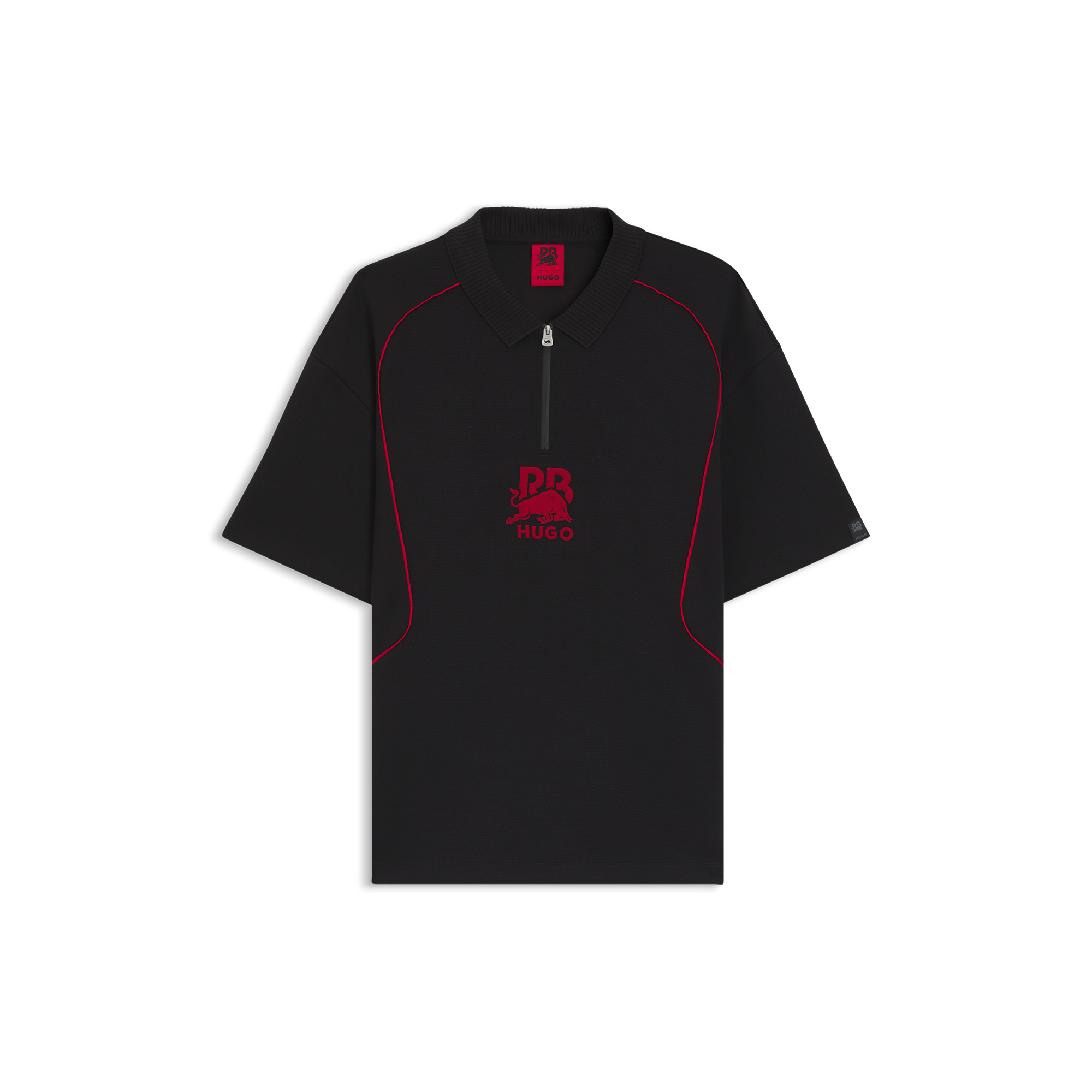 HUGO x RB 公牛图案 Polo 衫