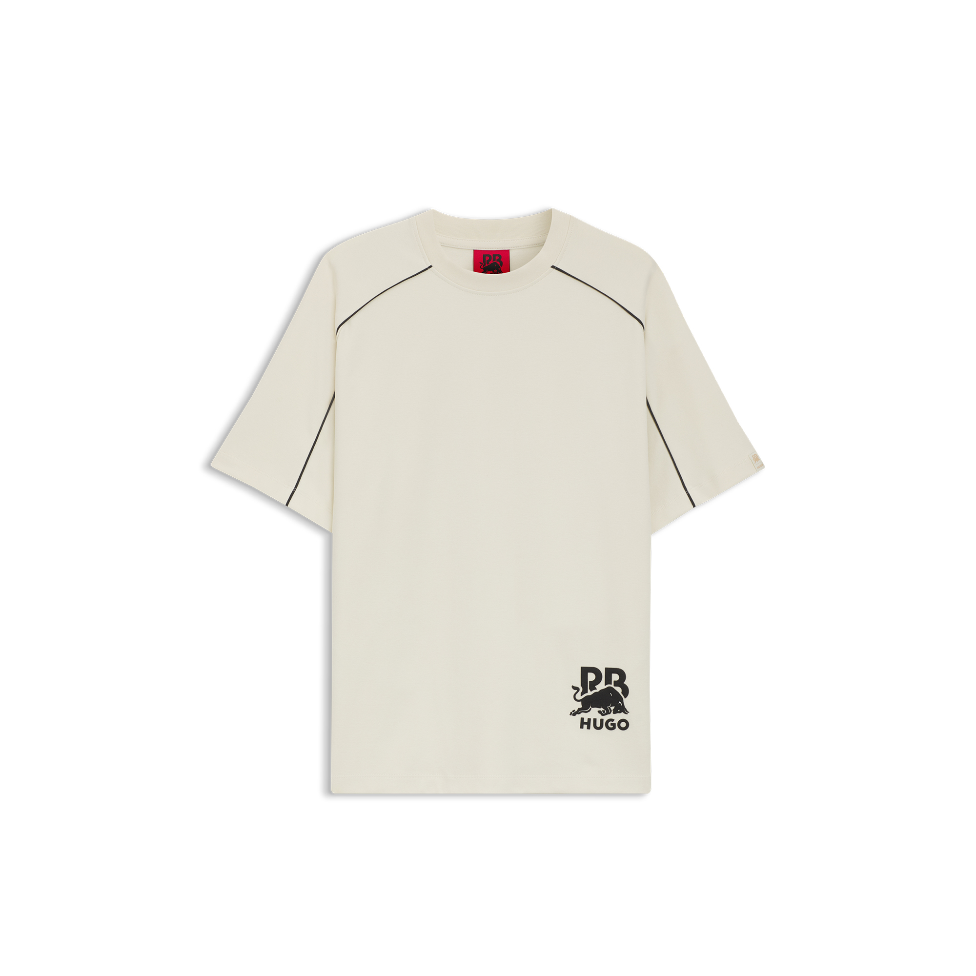 HUGO x RB 撞色滚边棉质混纺 T 恤