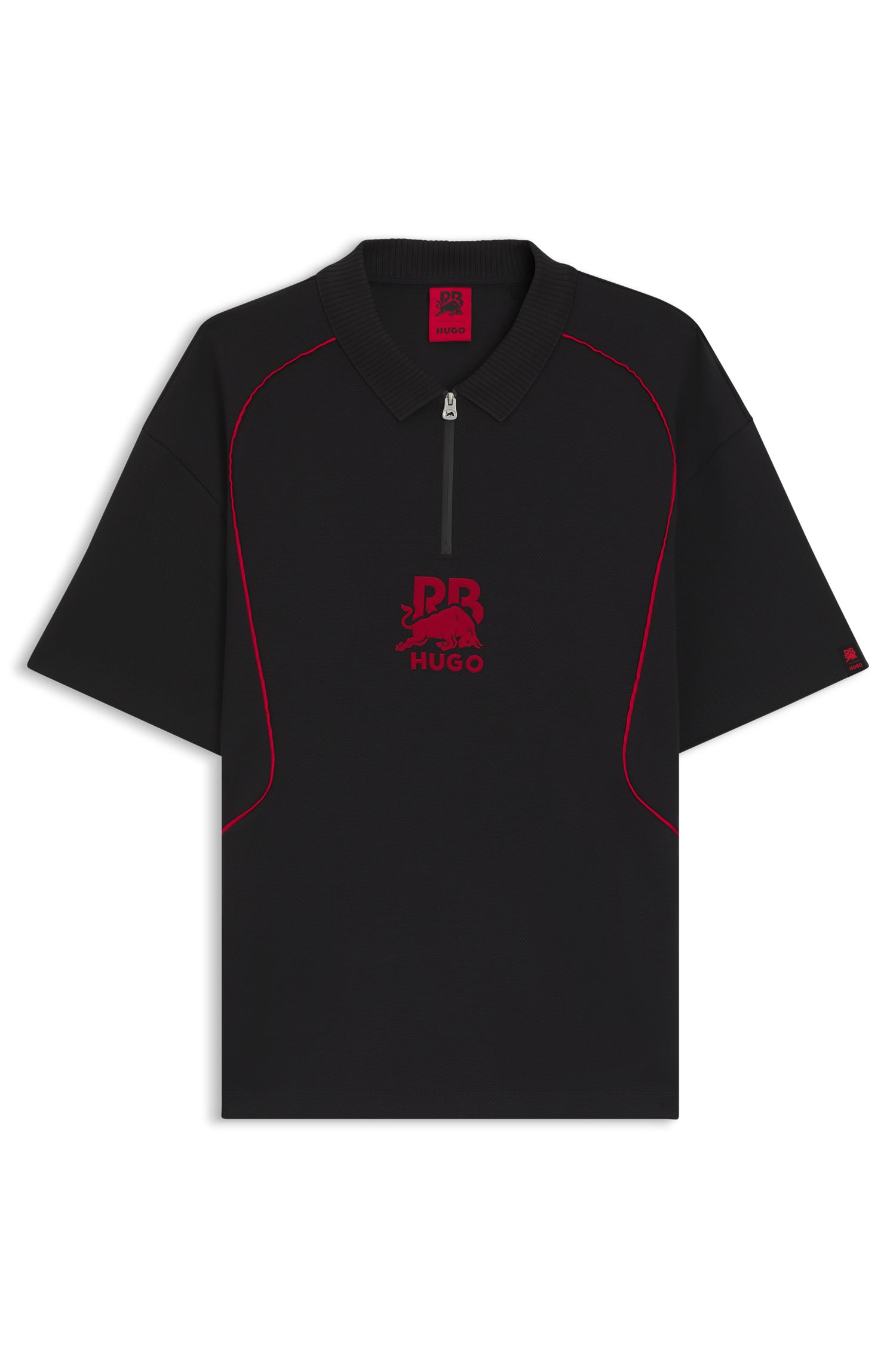 HUGO x RB 公牛图案 Polo 衫