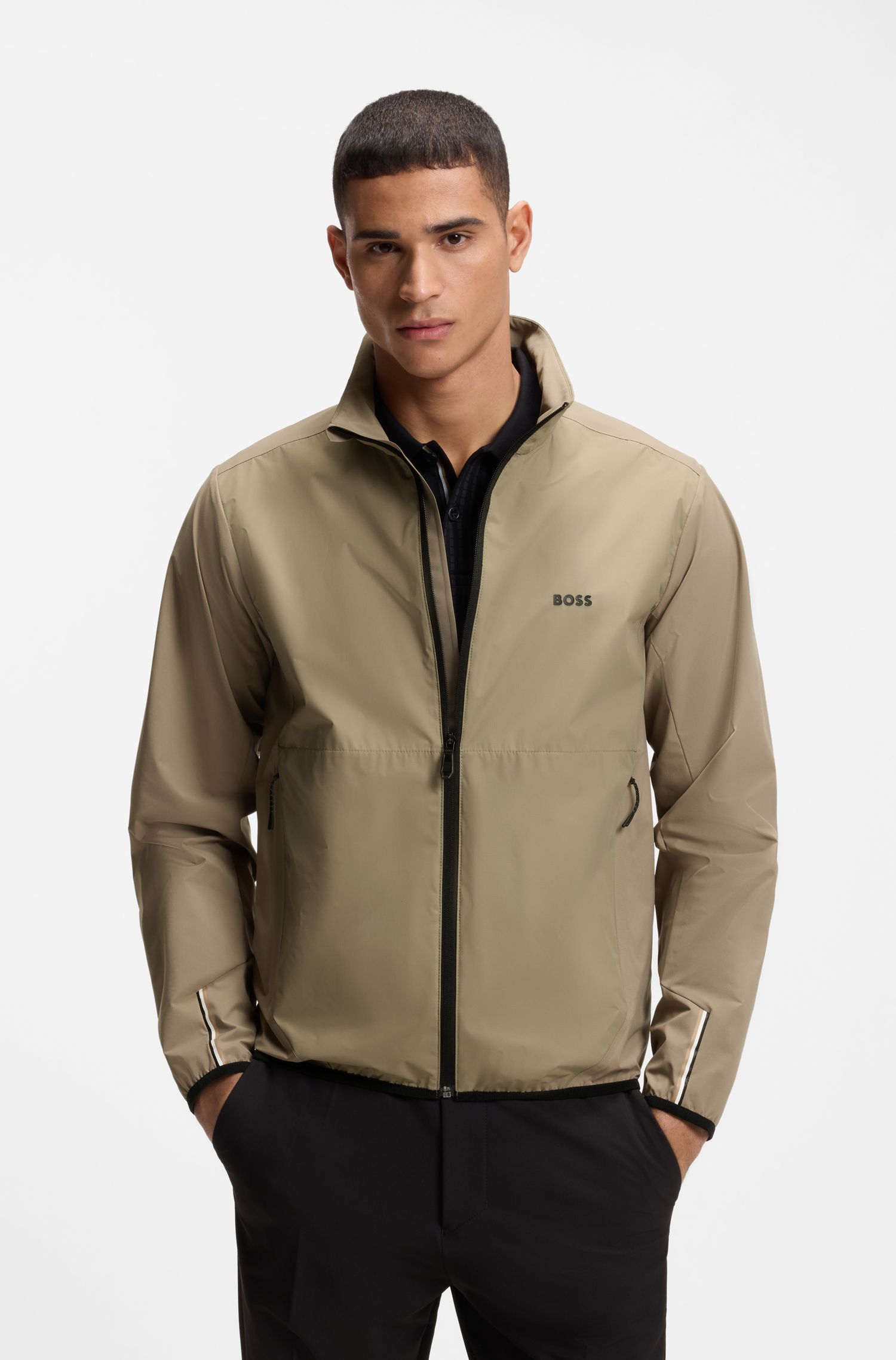 【BOSS博斯】四向弹力面料防泼水夹克