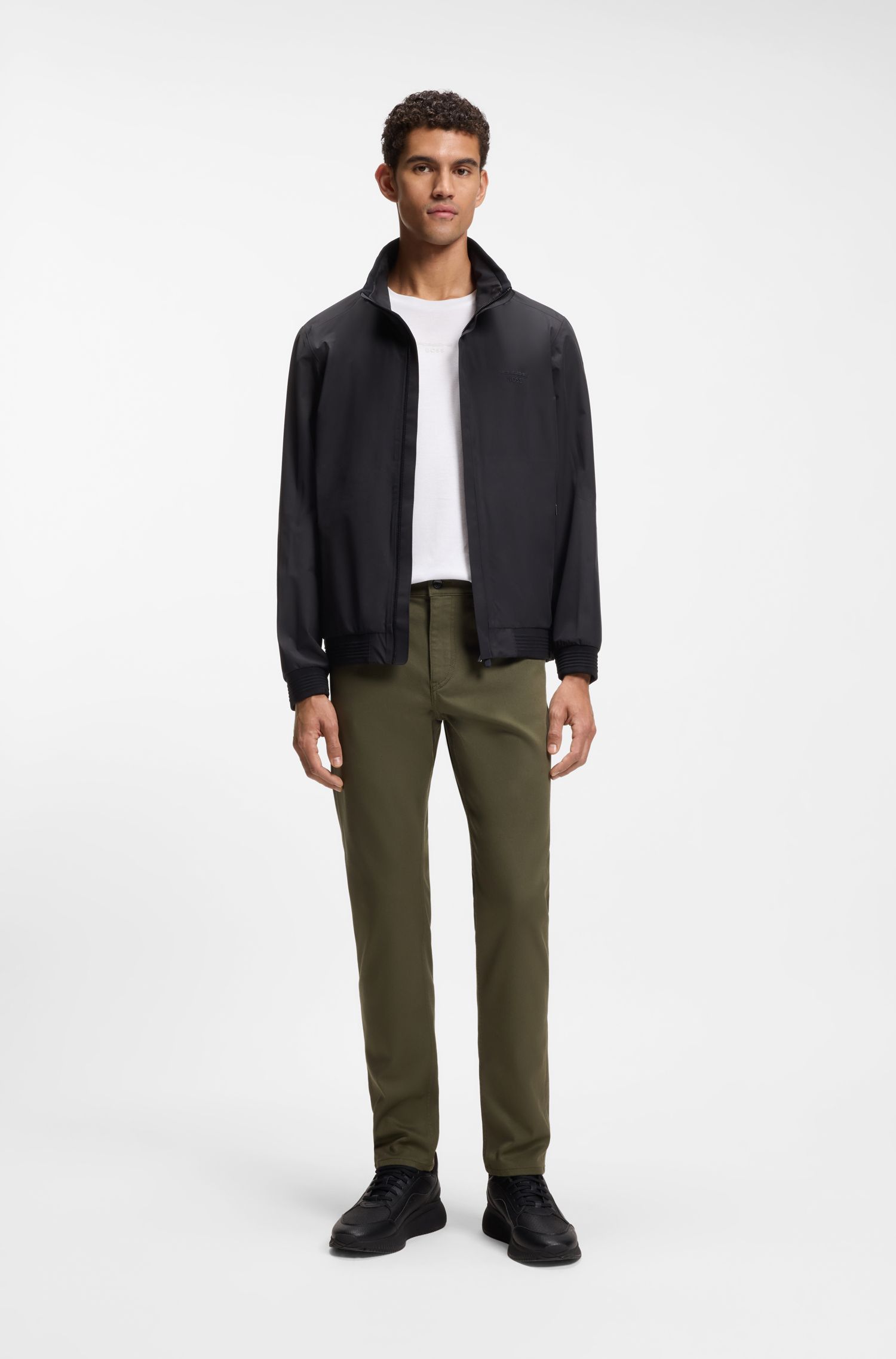 【BOSS博斯】Porsche x BOSS 背面图案丝光棉 T 恤