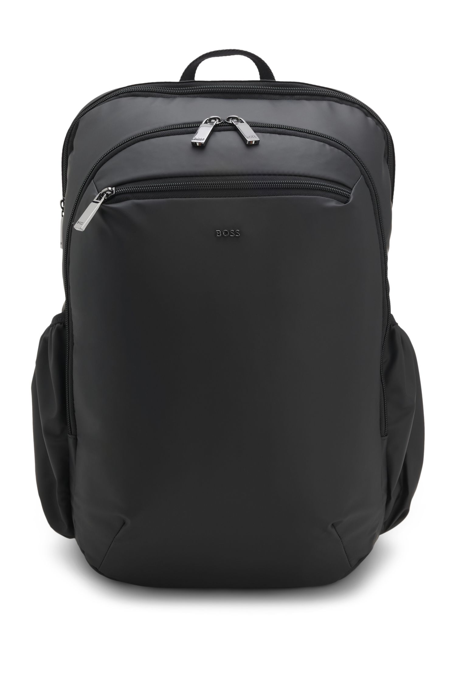 【BOSS博斯】徽标金属配件双肩背包