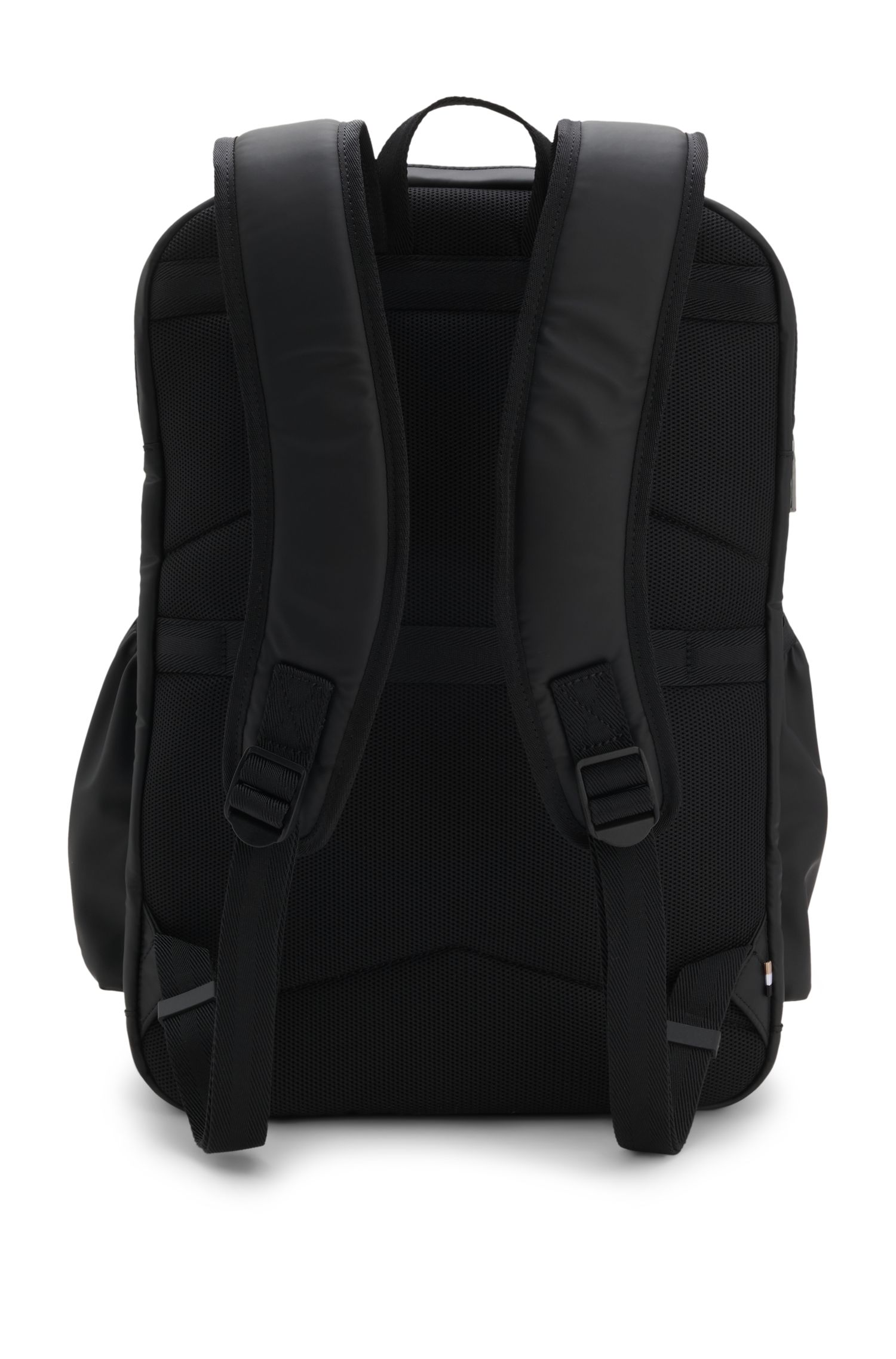 【BOSS博斯】徽标金属配件双肩背包