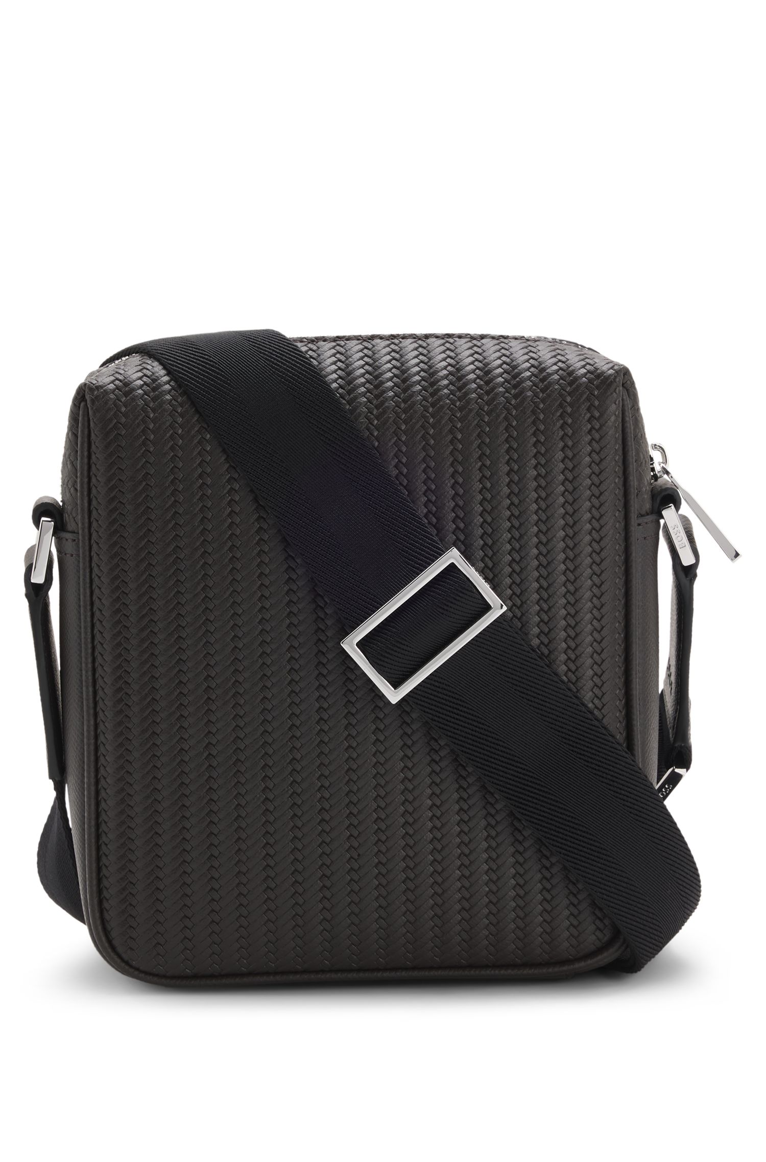 【BOSS博斯】压花图案记者包