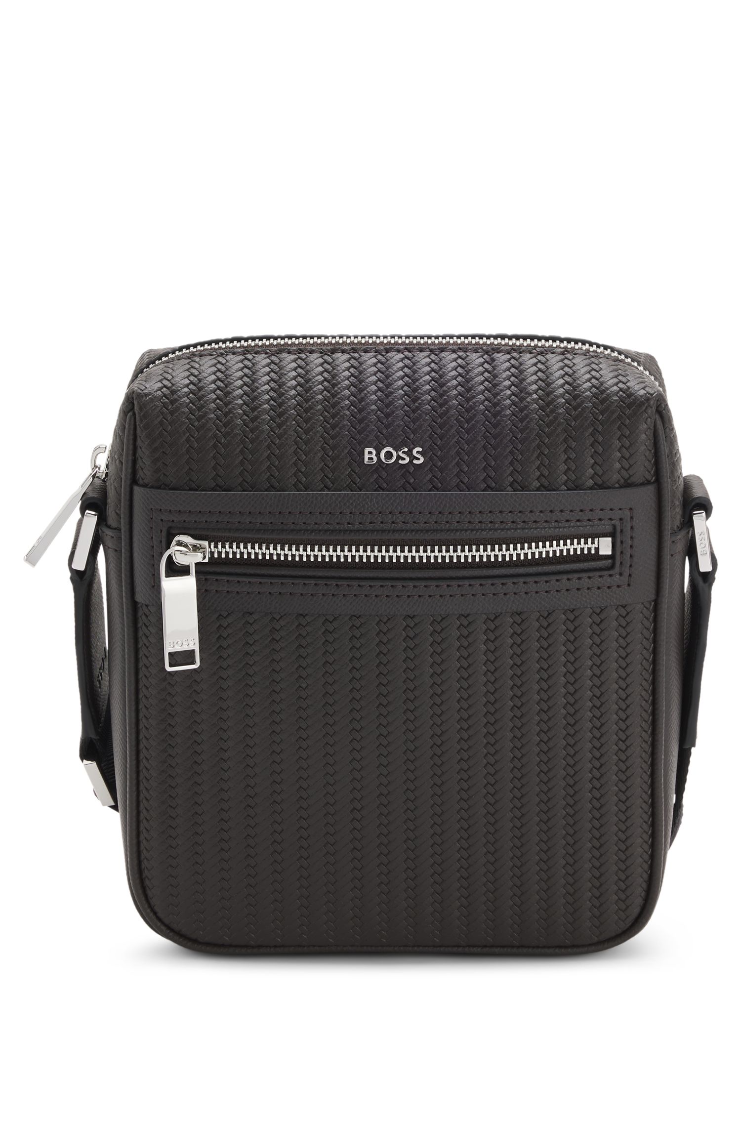 【BOSS博斯】压花图案记者包