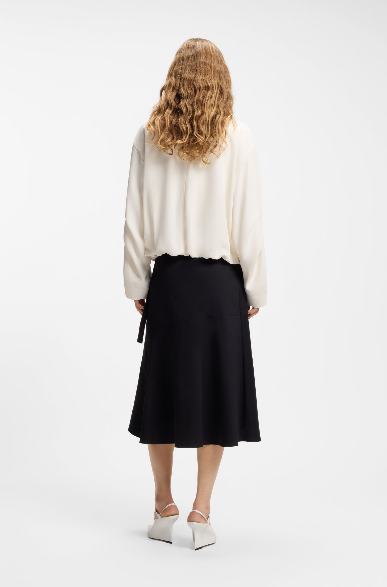 【BOSS博斯】轻盈斜纹布现代版型无领夹克