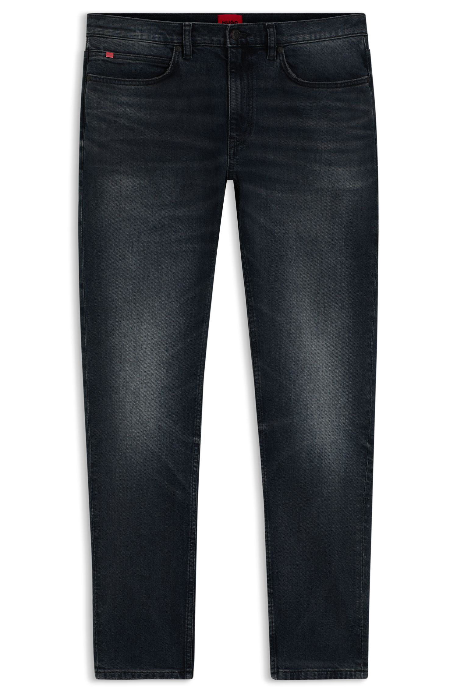 【HUGO雨果】深蓝色弹力超修身牛仔裤
