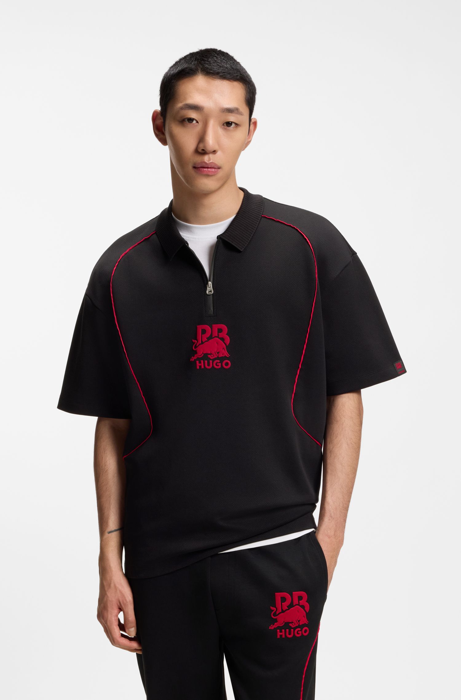 【HUGO雨果】HUGO x RB 公牛图案 Polo 衫