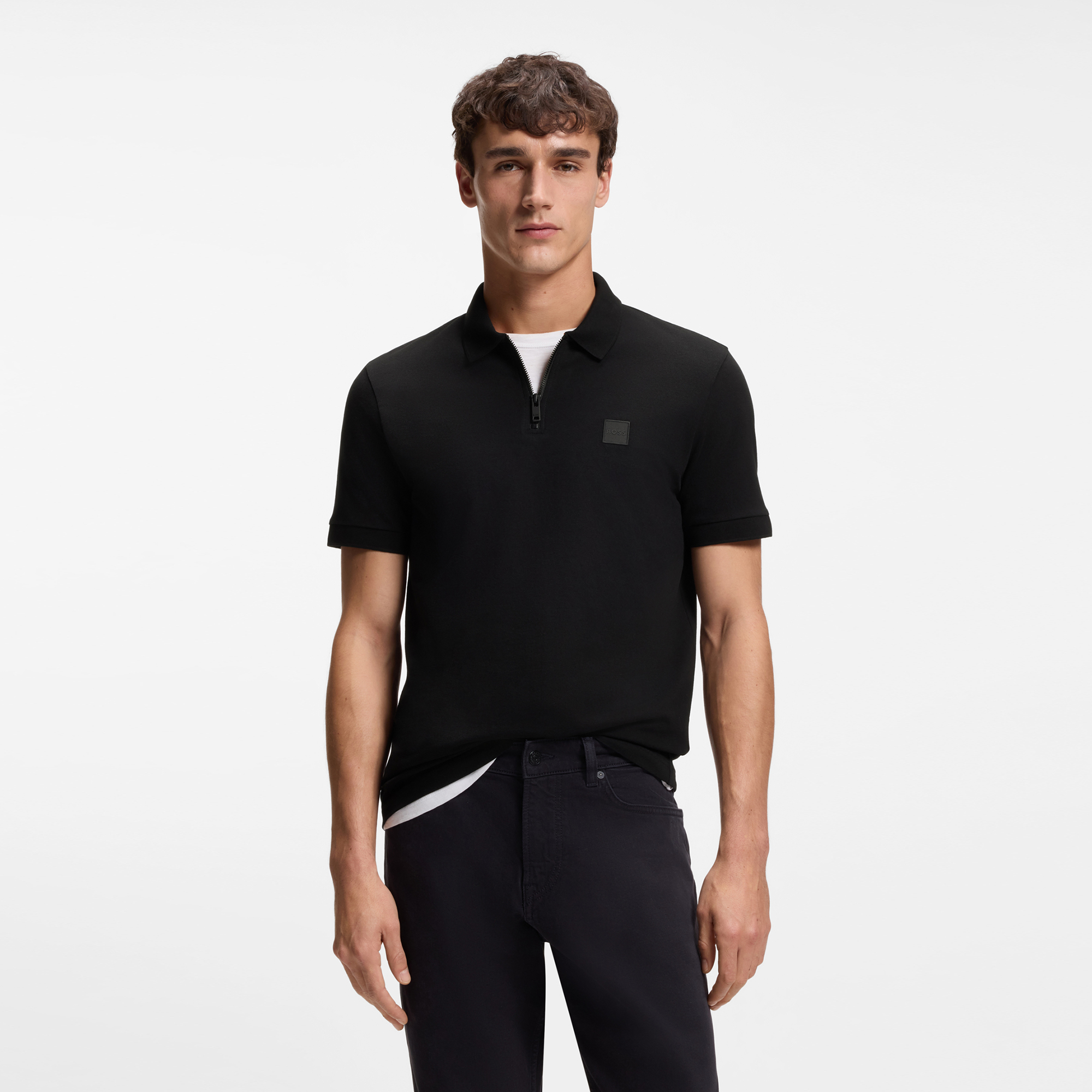 【BOSS博斯】修身版型polo衫