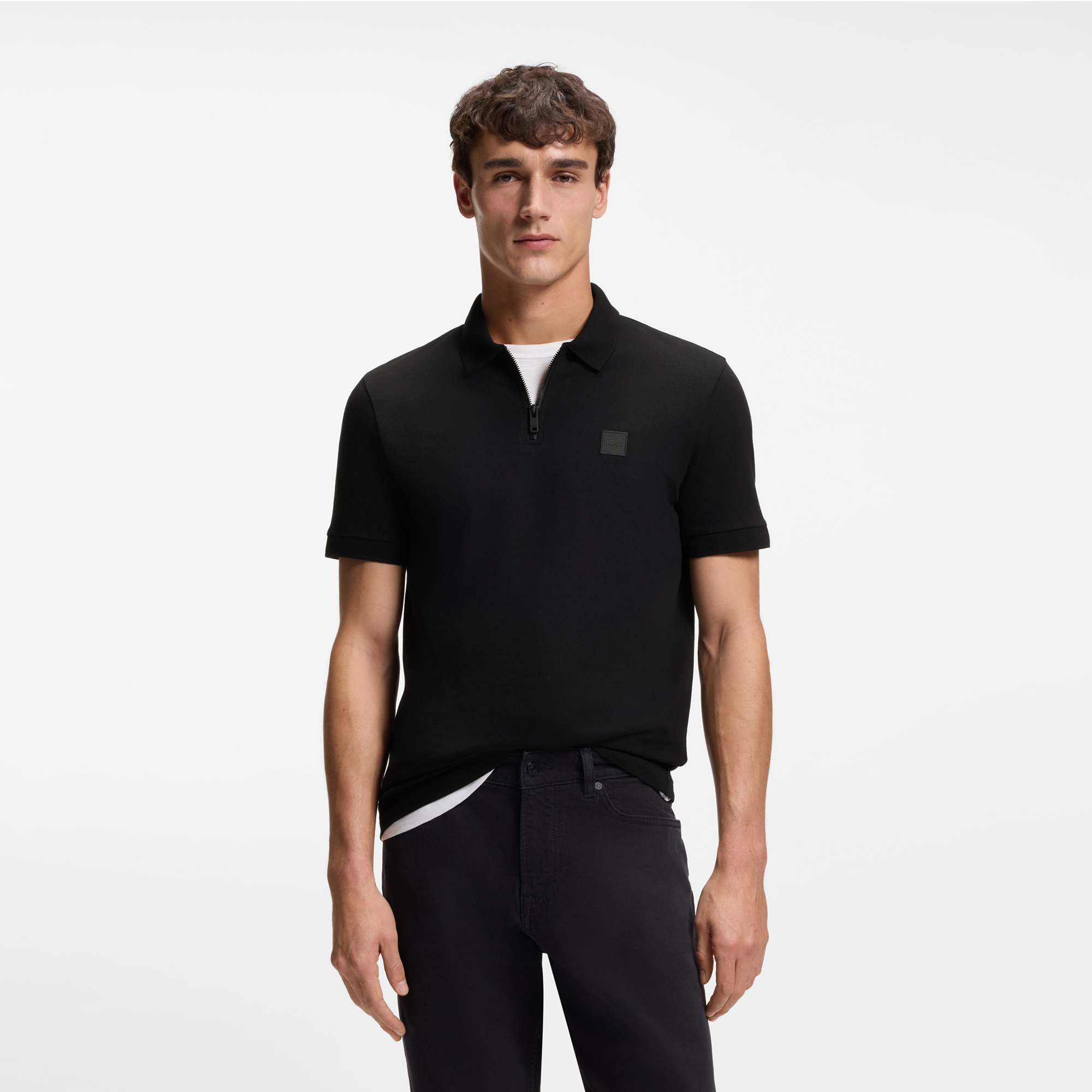 【BOSS博斯】修身版型polo衫
