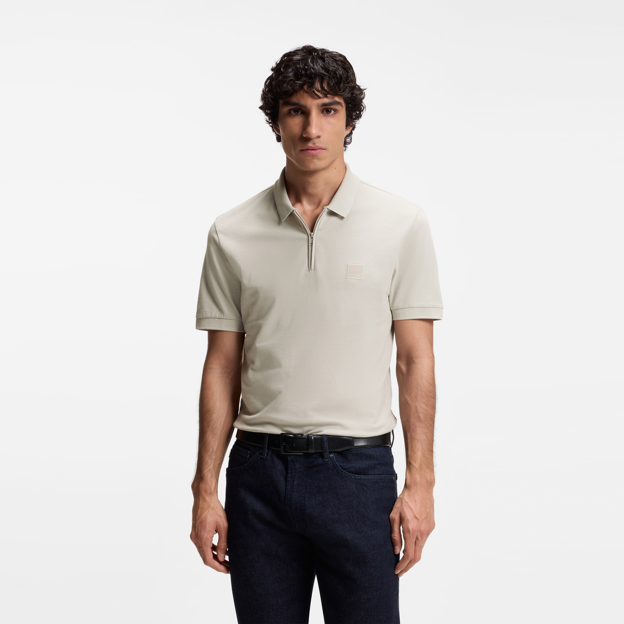 【BOSS博斯】修身版型polo衫