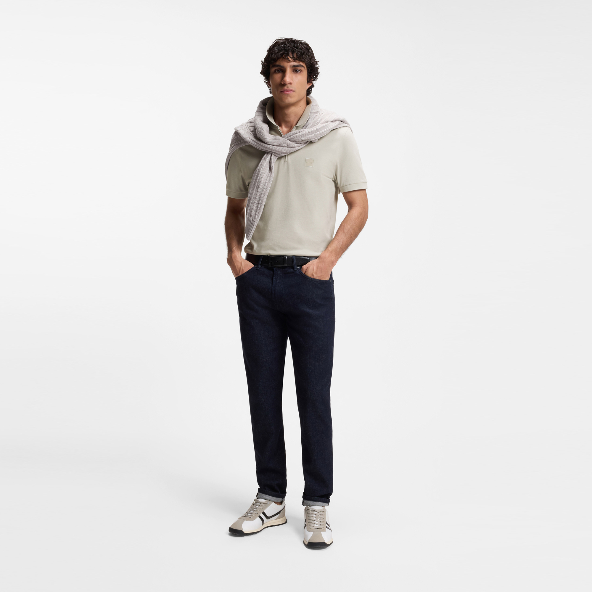 【BOSS博斯】修身版型polo衫