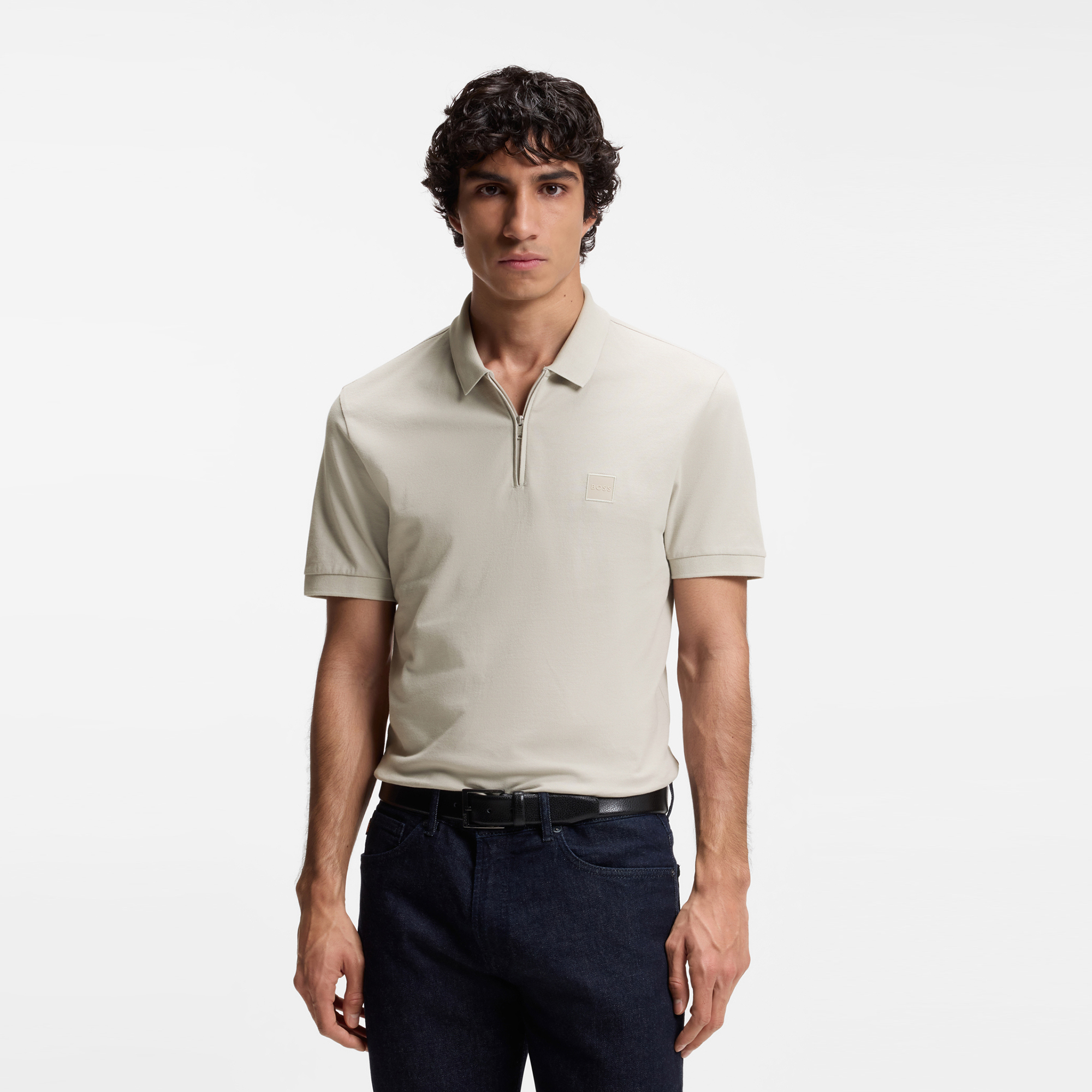 【BOSS博斯】修身版型polo衫