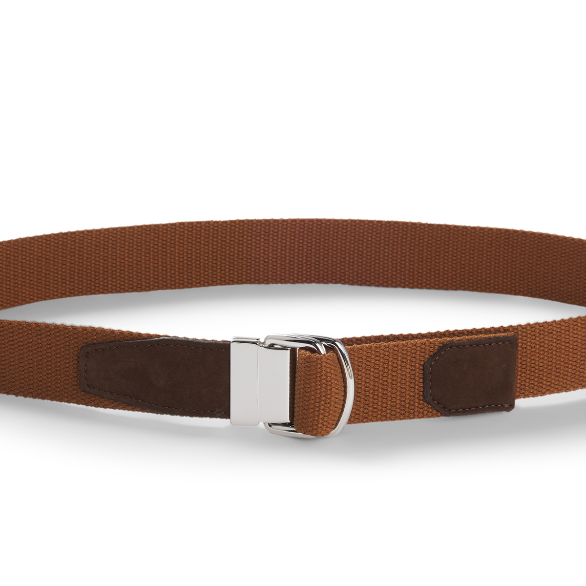 【BOSS博斯】BOSS BY BECKHAM 磨砂皮革饰边织带腰带