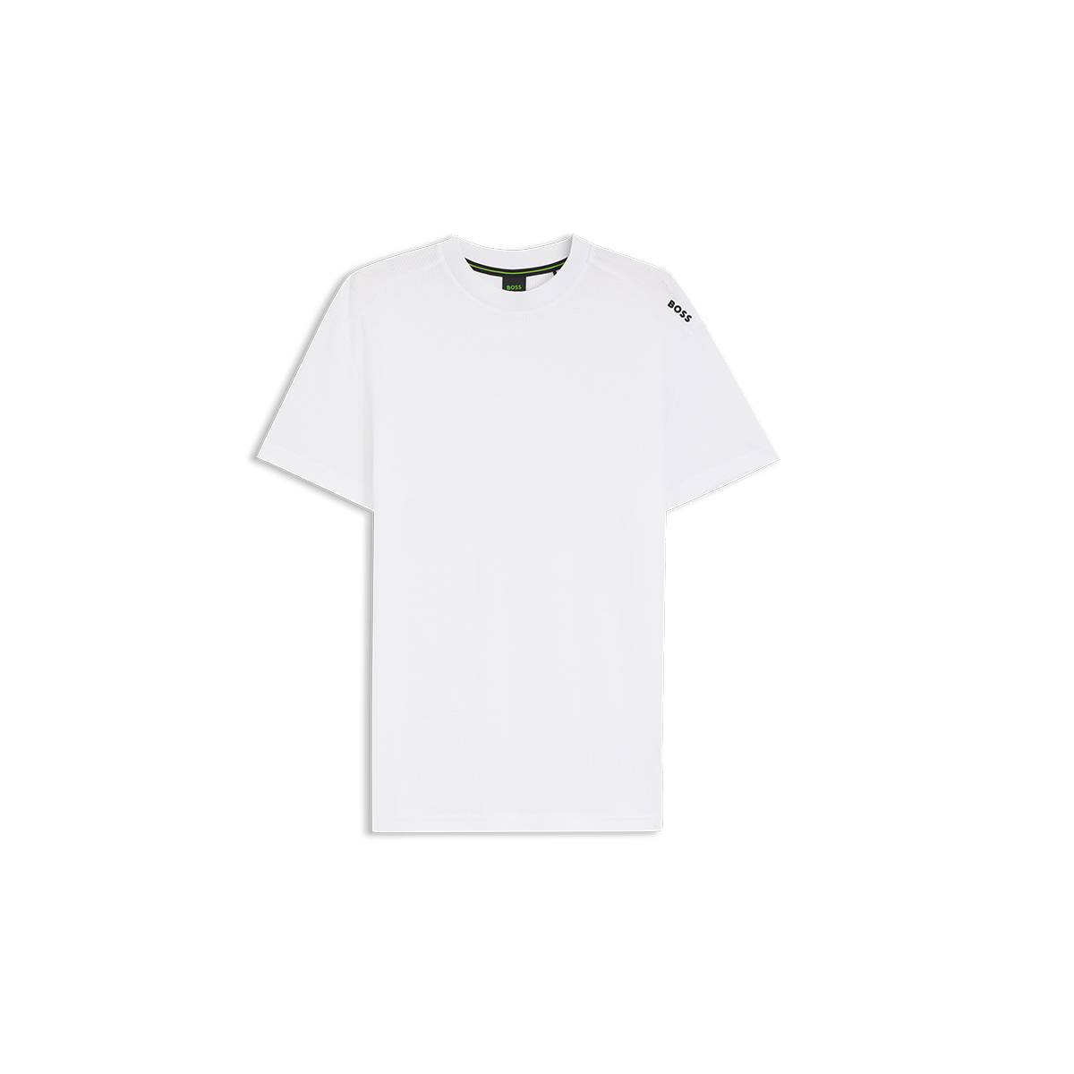 【BOSS博斯】肩部徽标华夫格结构宽松版型 T 恤