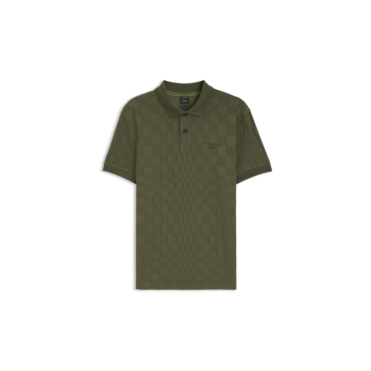 Porsche x BOSS 提花图案棉质 Polo 衫