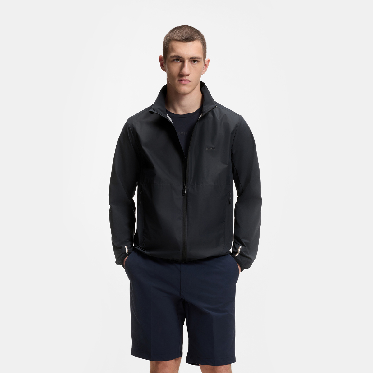 【BOSS博斯】四向弹力面料防泼水夹克