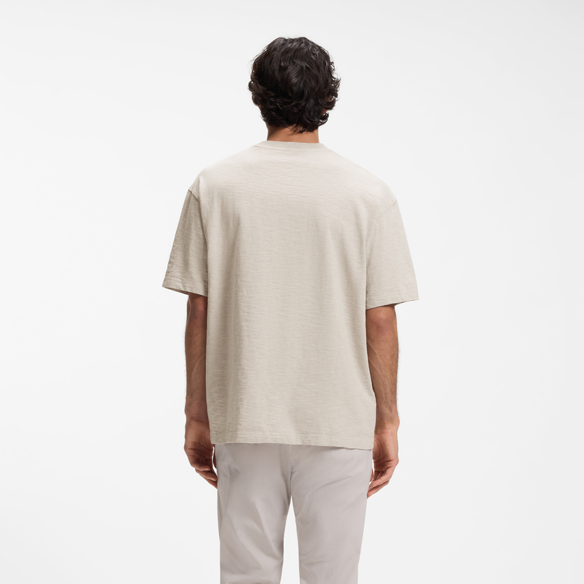 【BOSS博斯】混纺棉质宽松版型 T 恤