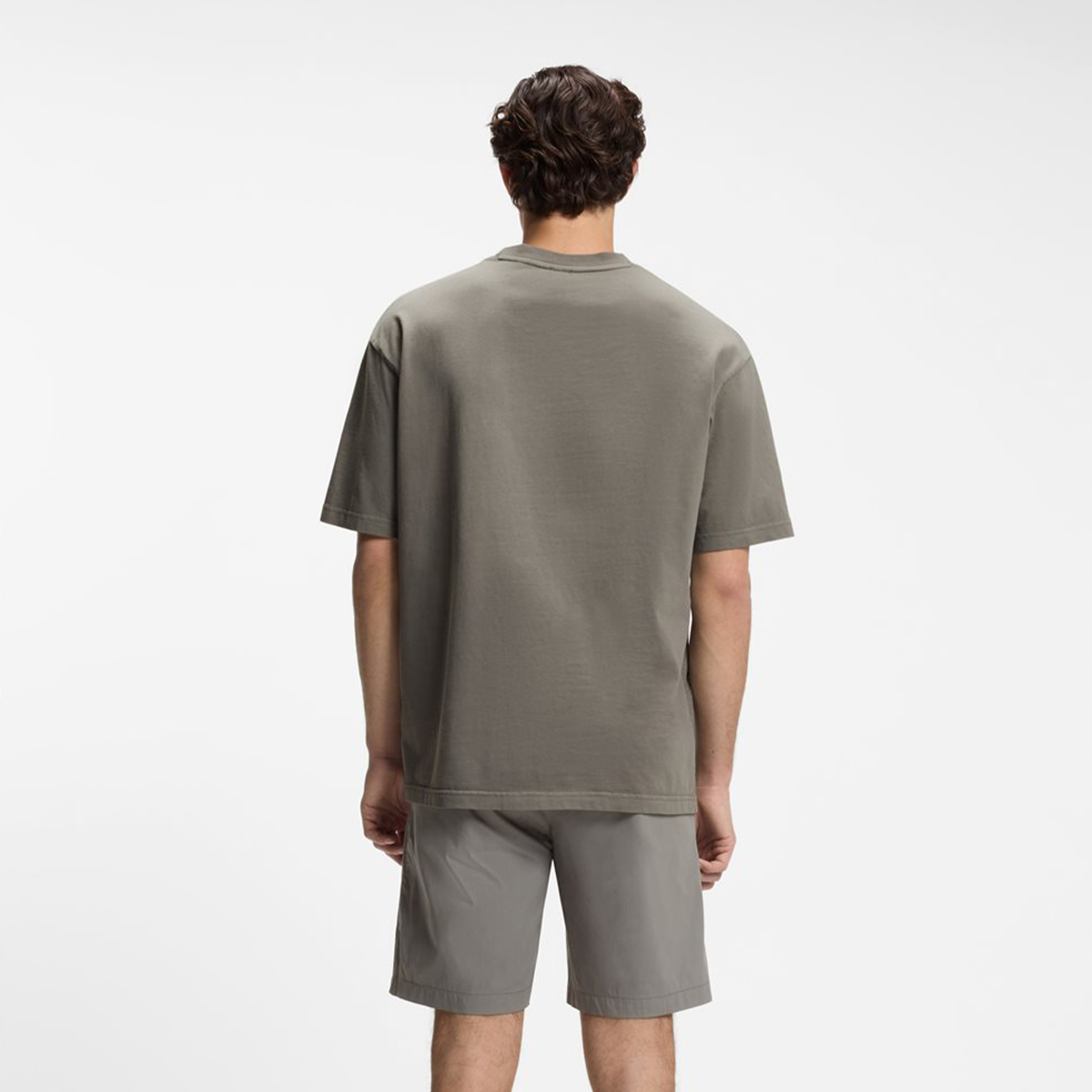 【BOSS博斯】混纺棉质宽松版型 T 恤