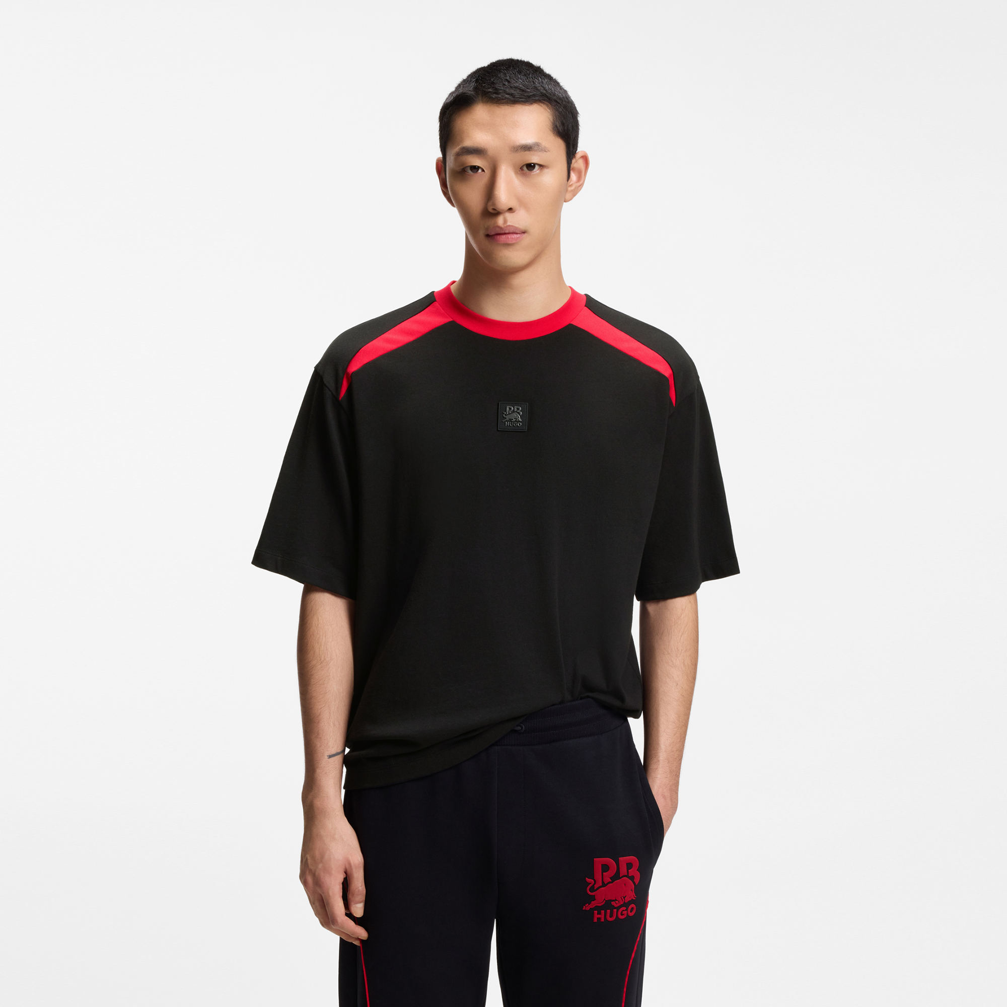 HUGO x RB 公牛图案棉质 T 恤